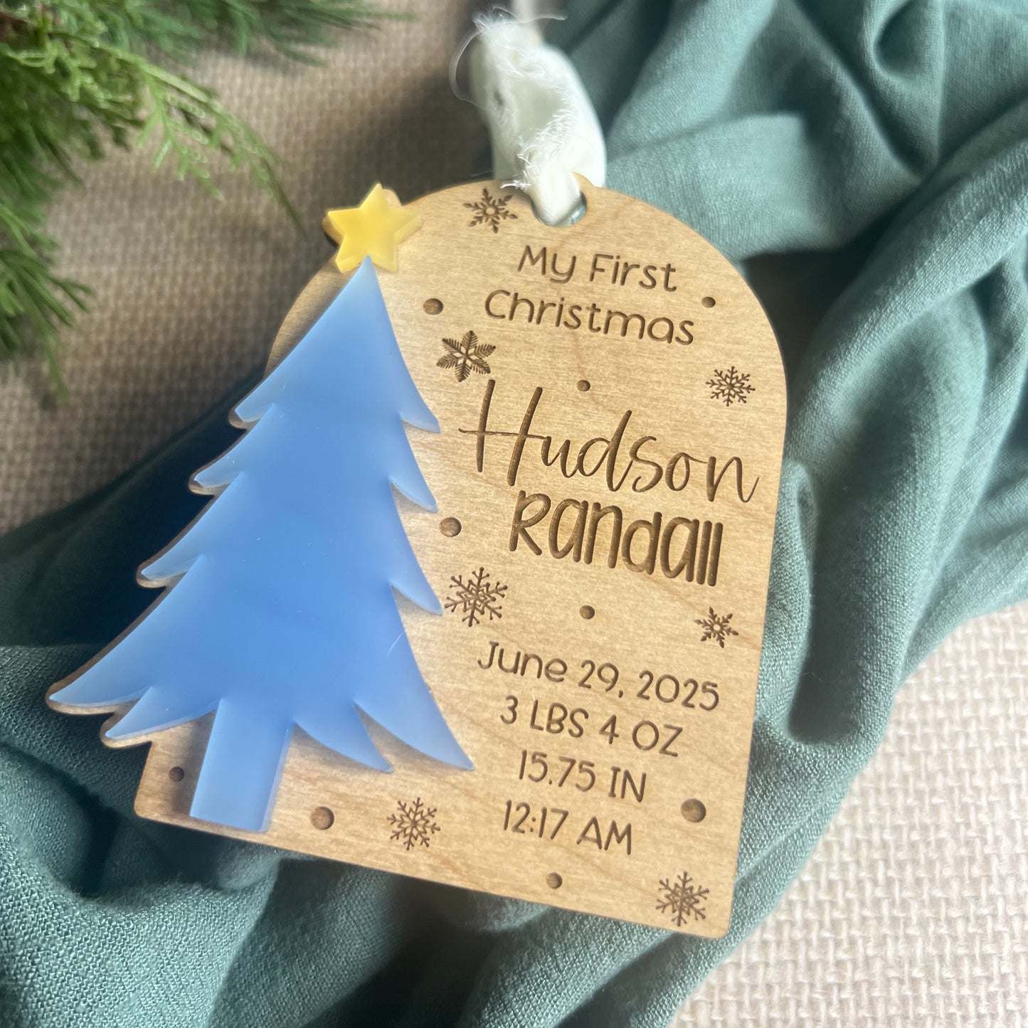 Birth Announcement Ornament