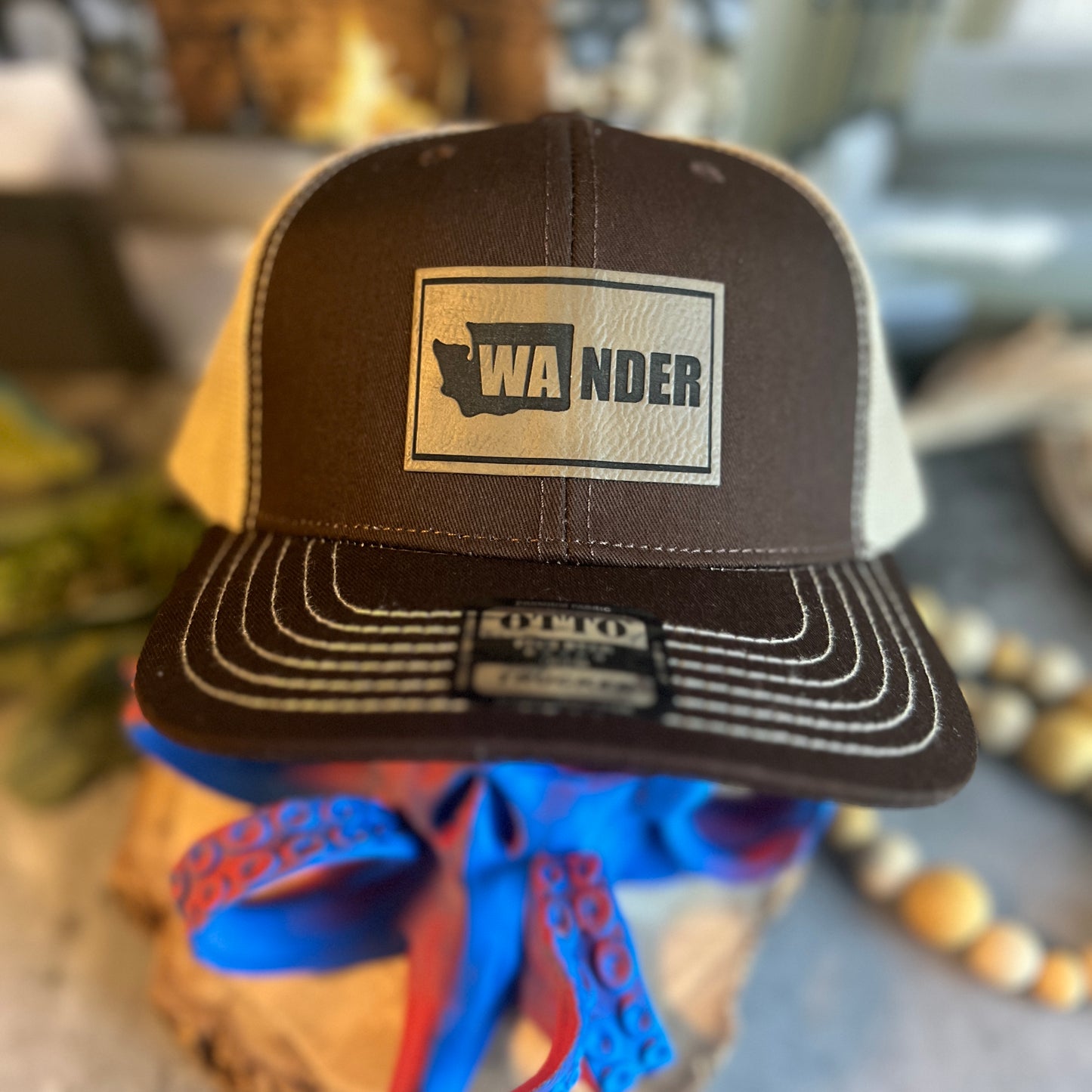 WA NDER Brown Otto Classic Fit Trucker Hat