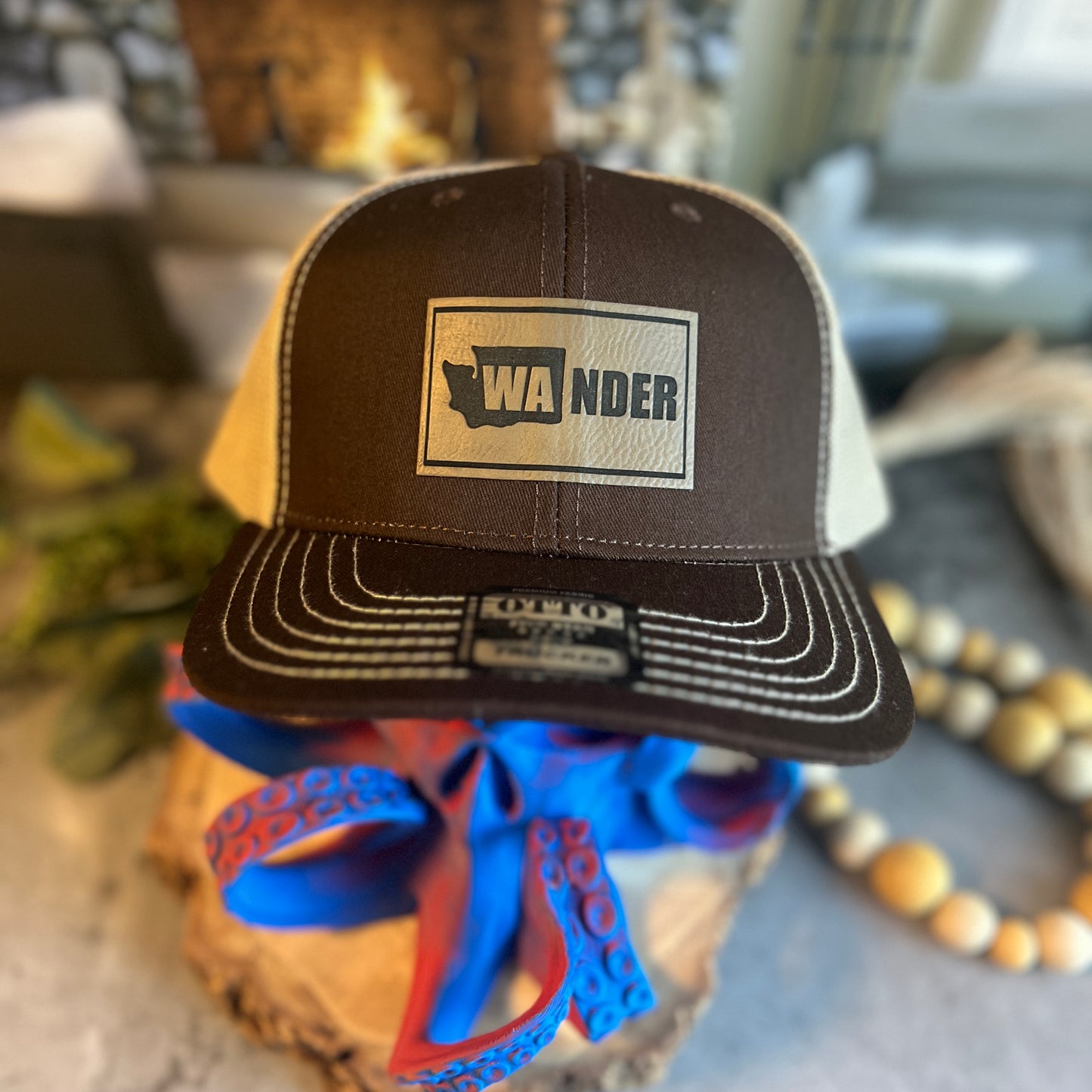 WA NDER Brown Otto Classic Fit Trucker Hat