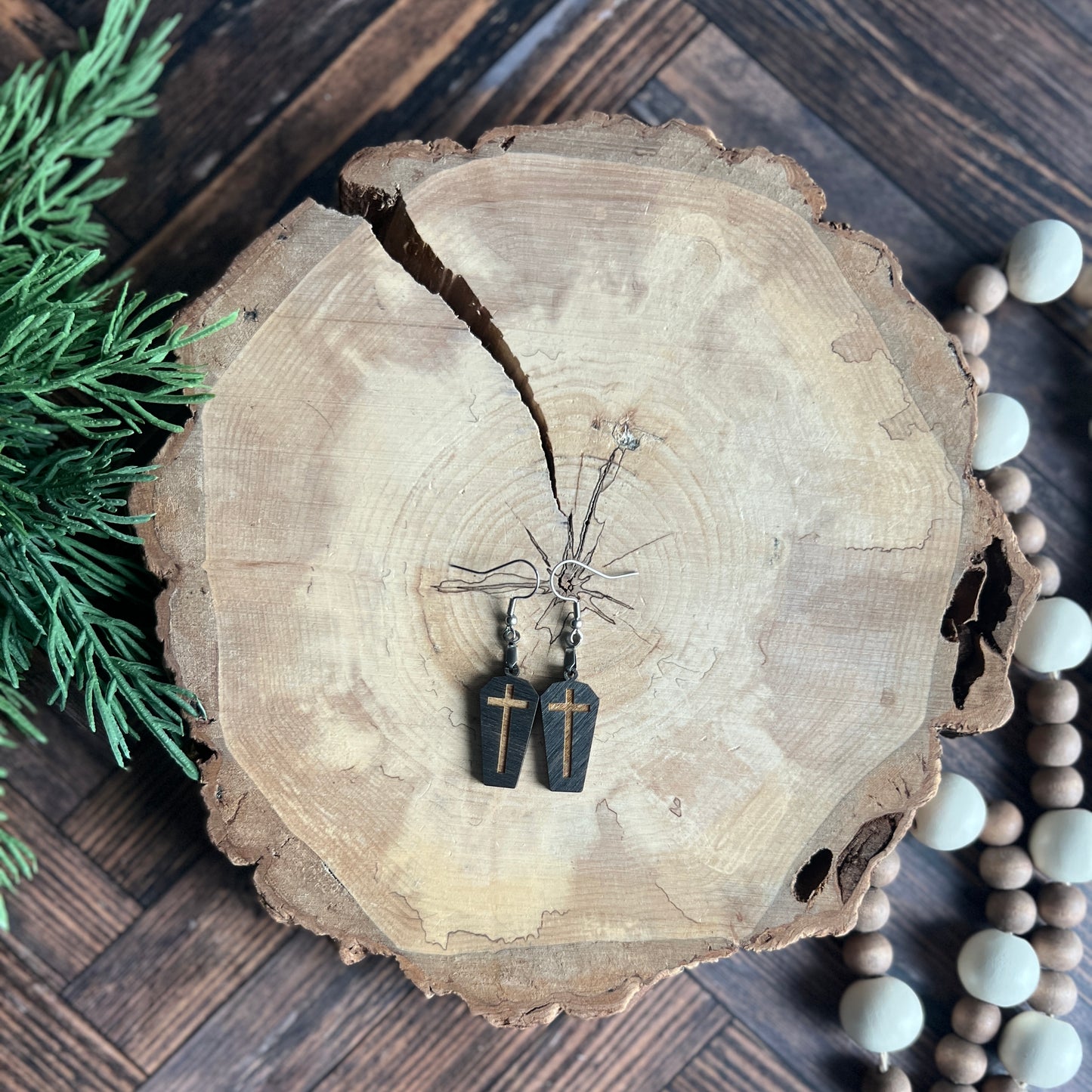 Coffin Earrings
