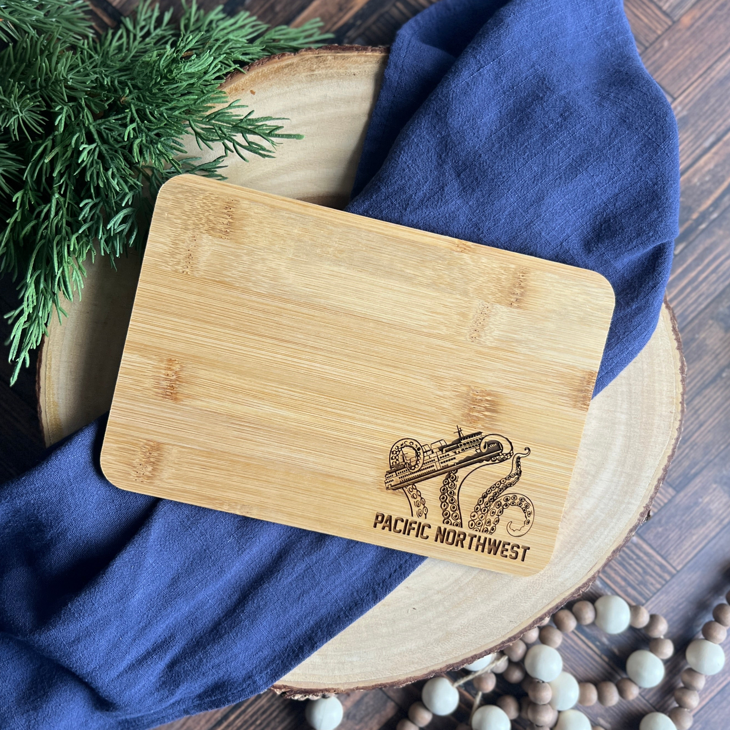 Pacific Northwest Kraken Small Cutting Board