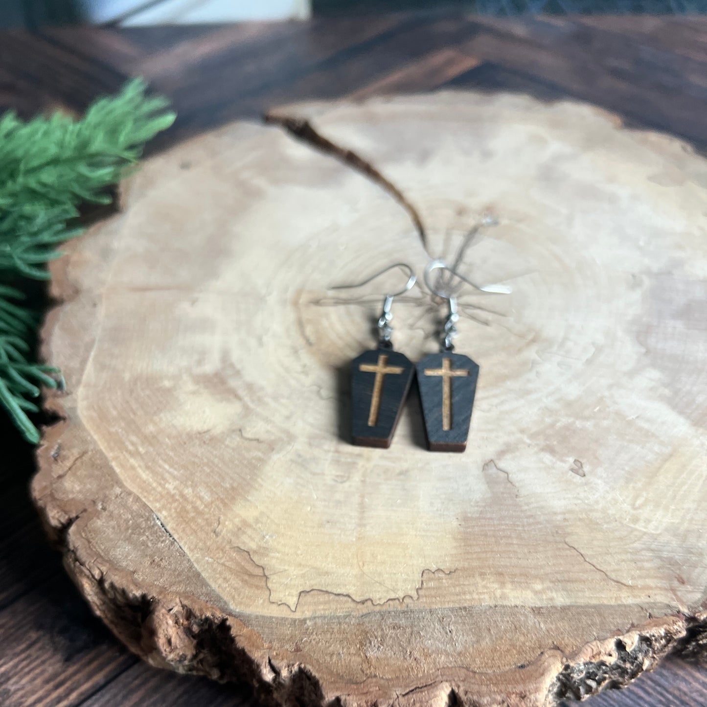 Coffin Earrings