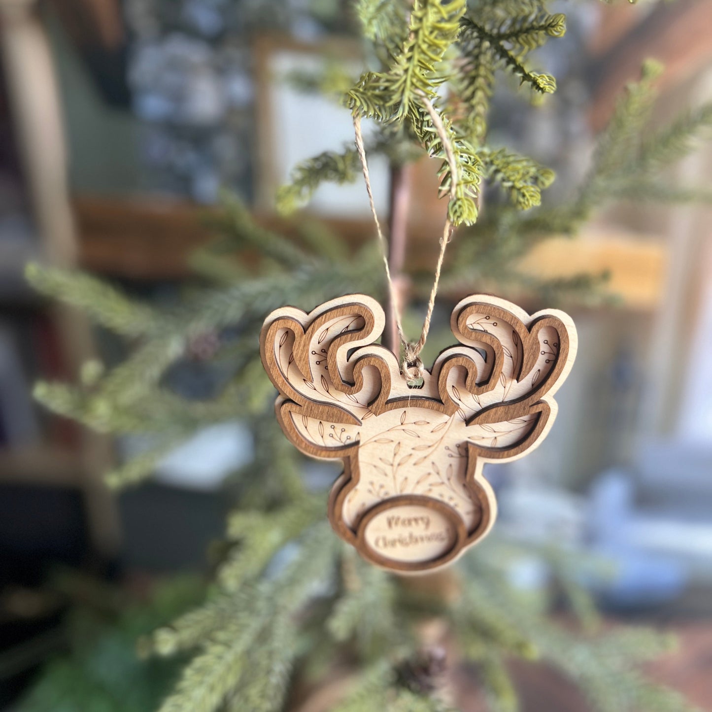 Reindeer Christmas Ornament