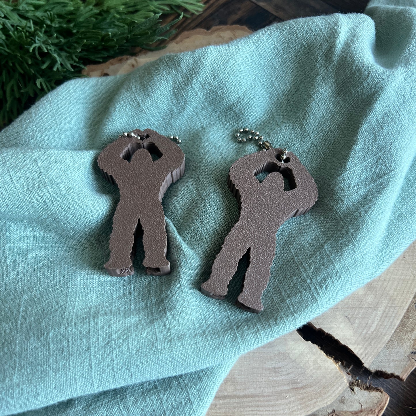 Bigfoot Soda Can Opener Keychain