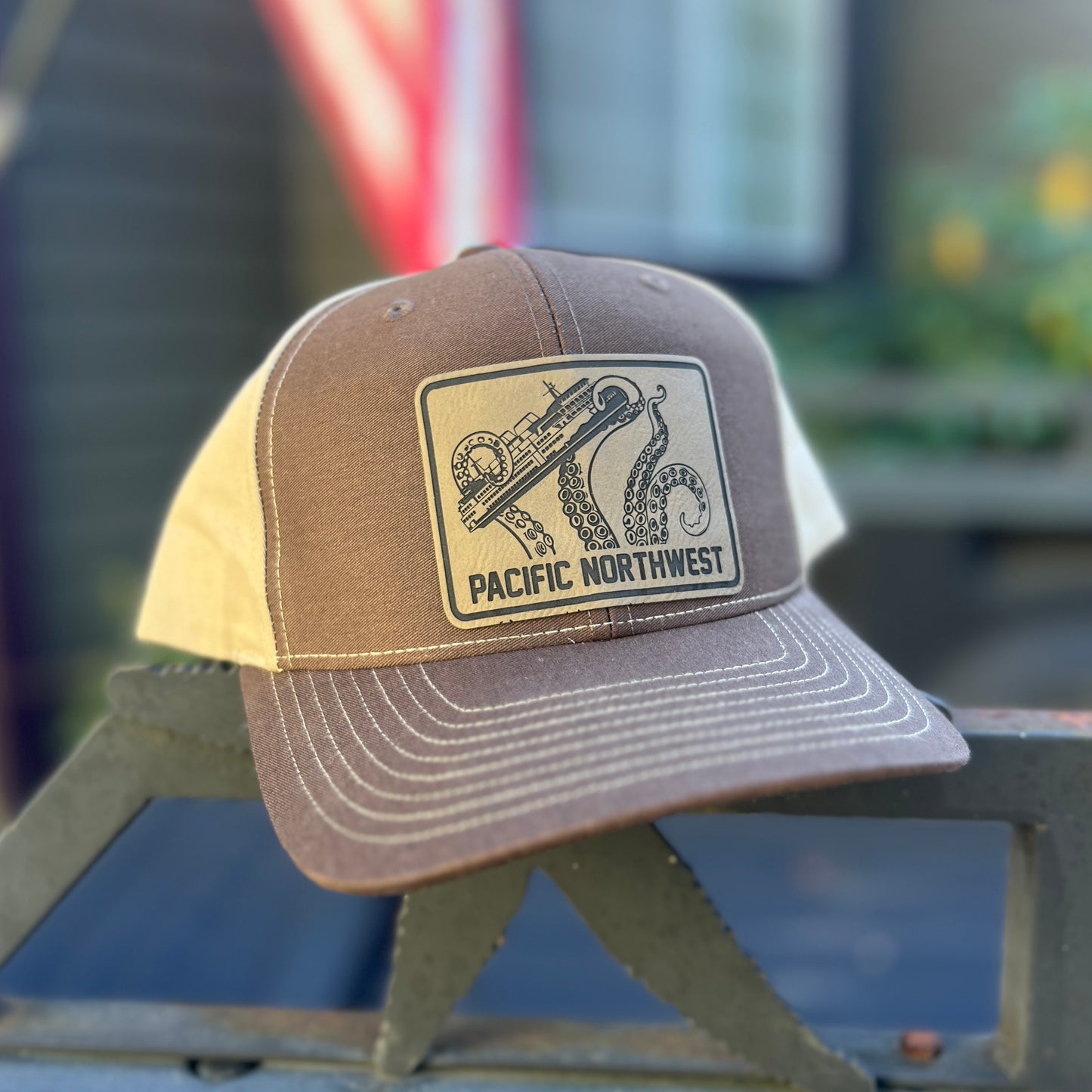 Pacific Northwest Ferry with Kraken for Coffee Richardson 312 Hat