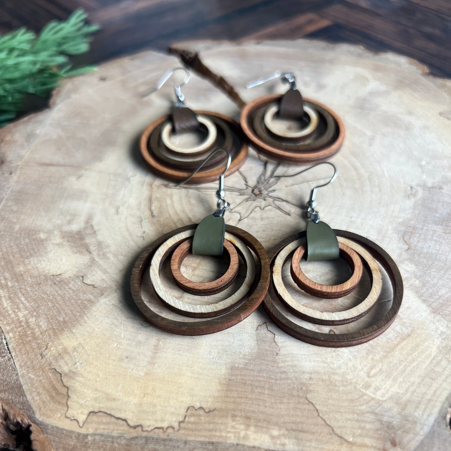 Nested Circle Earrings