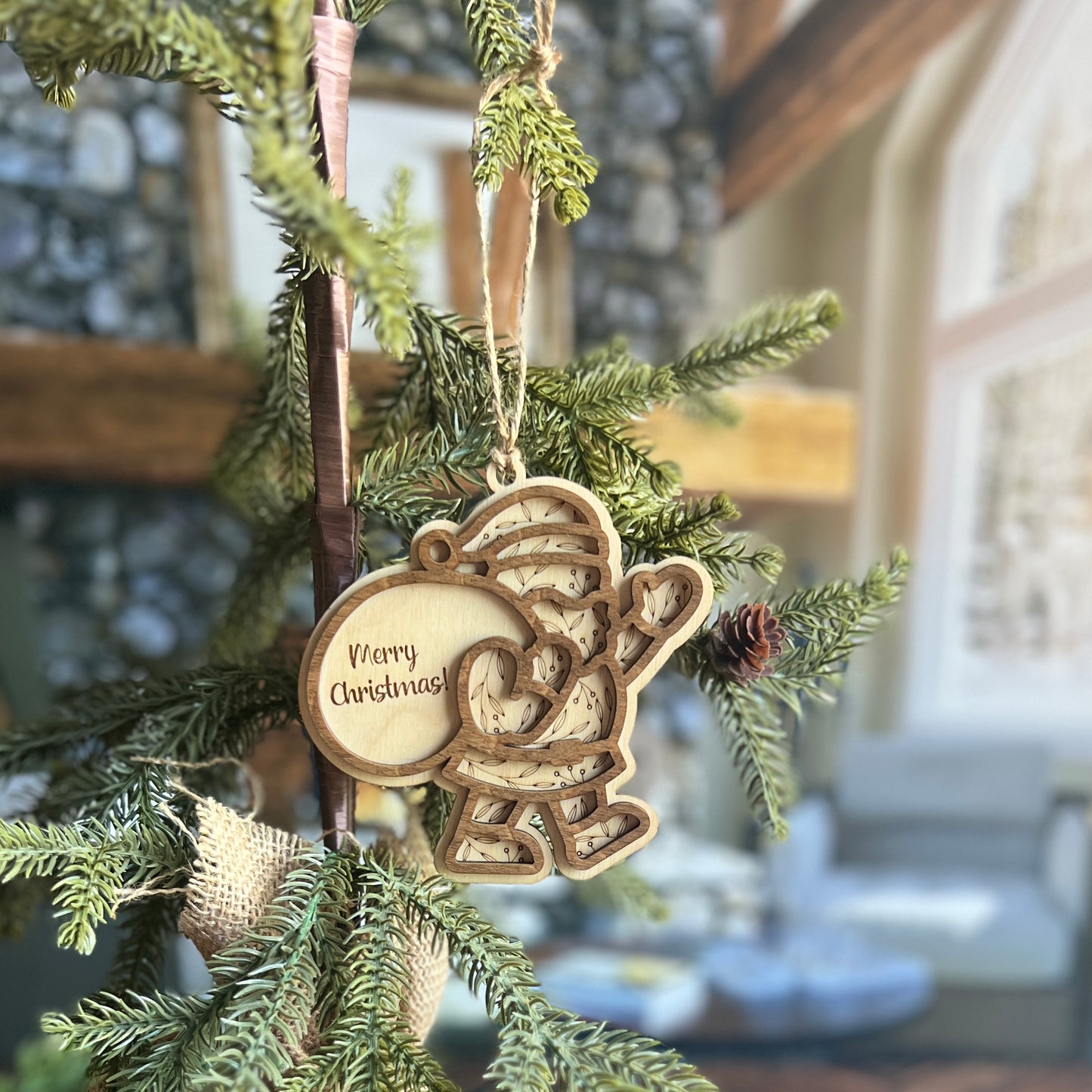 Santa Christmas Ornament