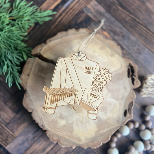 Personalized Marimba Ornament