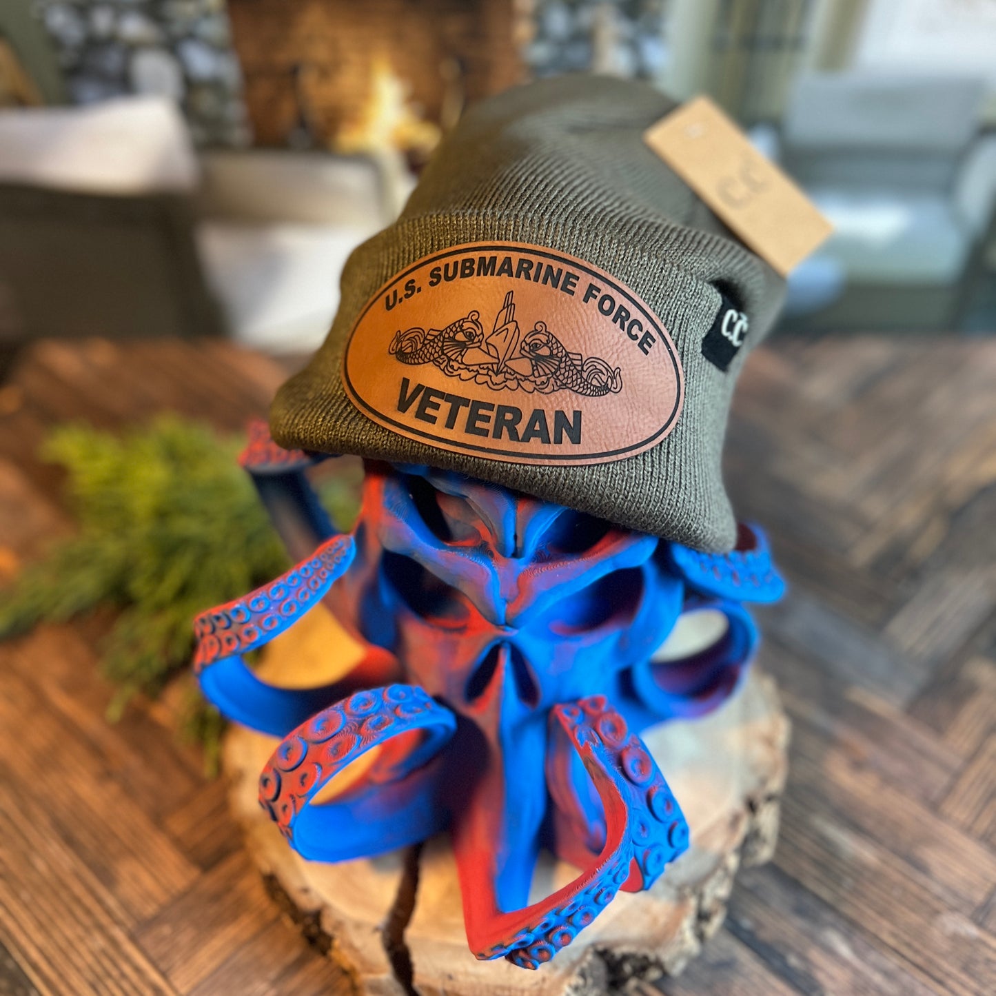 U.S. Submarine Force Veteran Olive Beanie