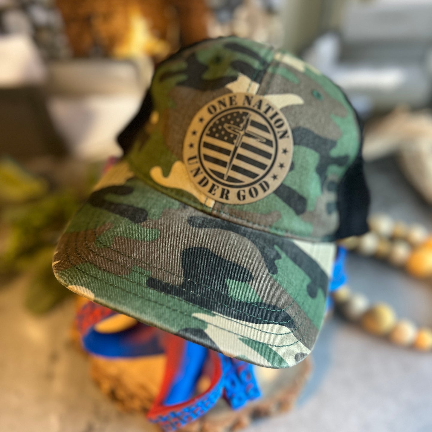 One Nation Under God Richardson 111P Hat