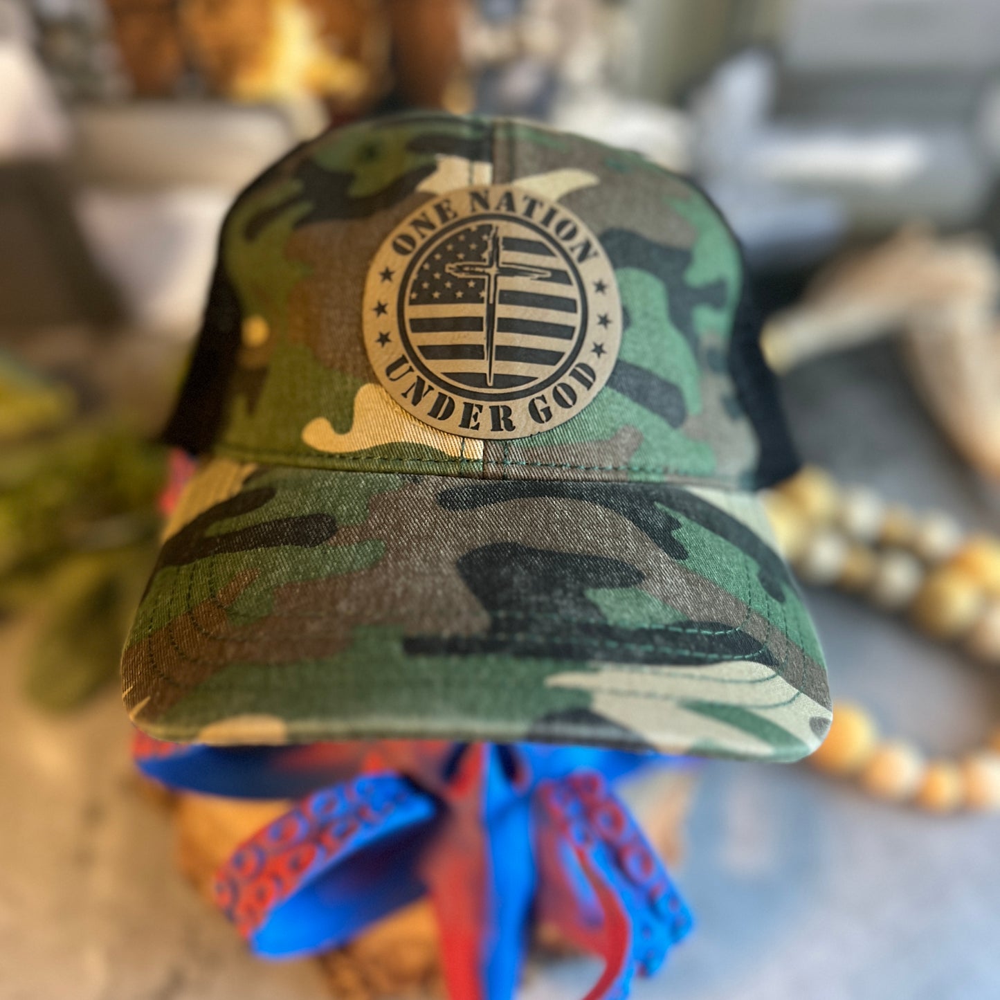 One Nation Under God Richardson 111P Hat