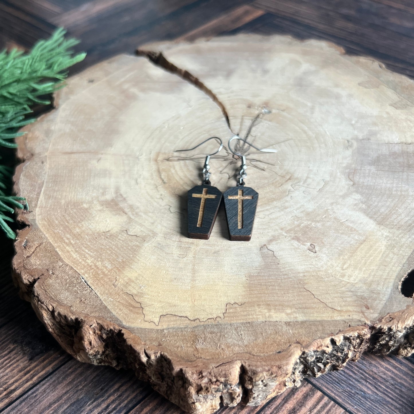 Coffin Earrings