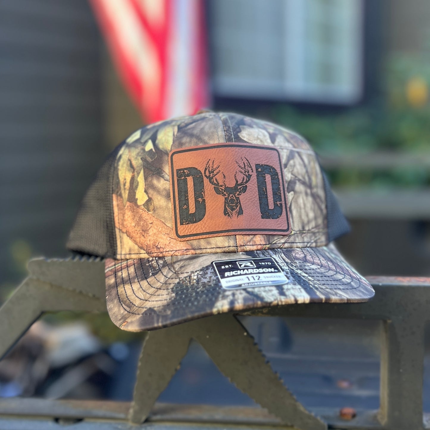 DAD DEER Richardson 112 Mossy Oak Trucker Hat