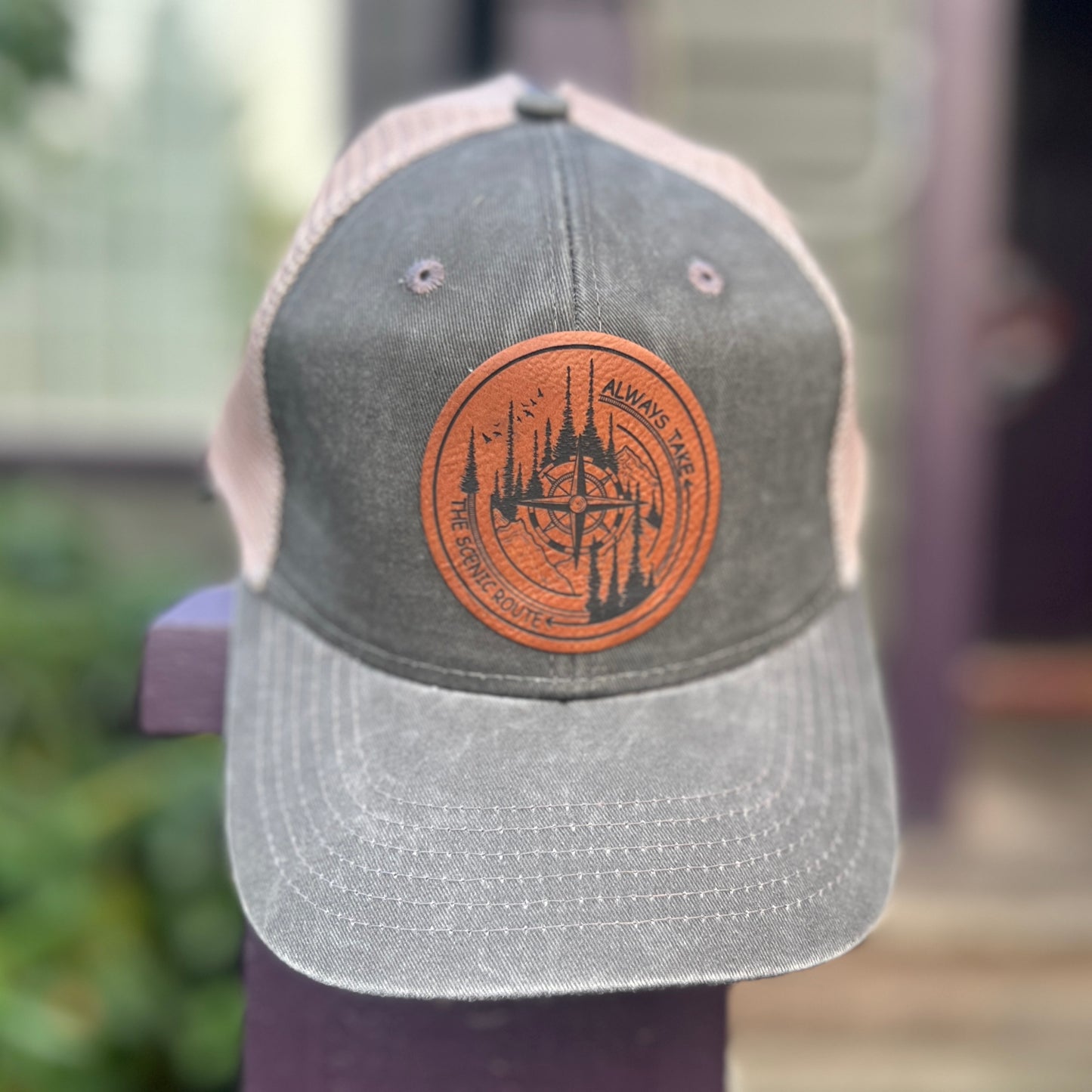 Always Take The Scenic Route Ponytail Hat