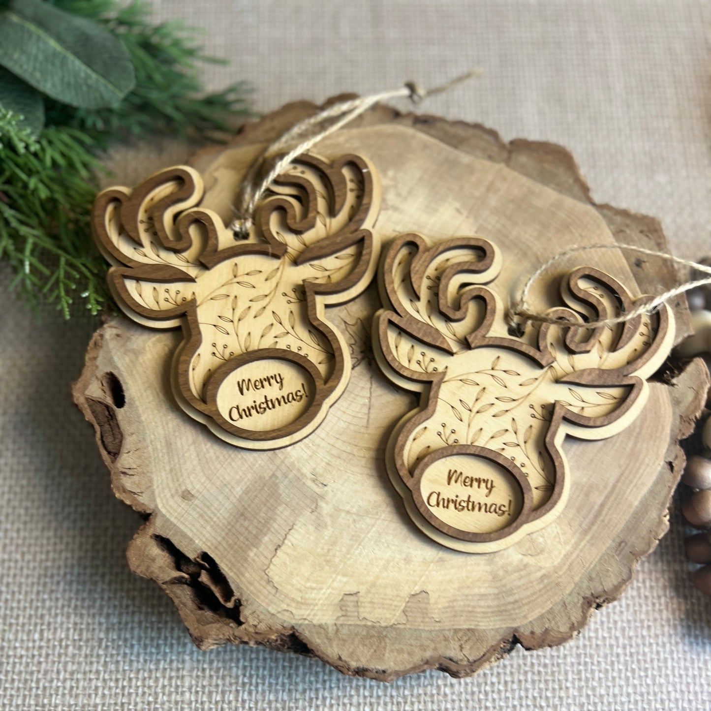 Reindeer Christmas Ornament