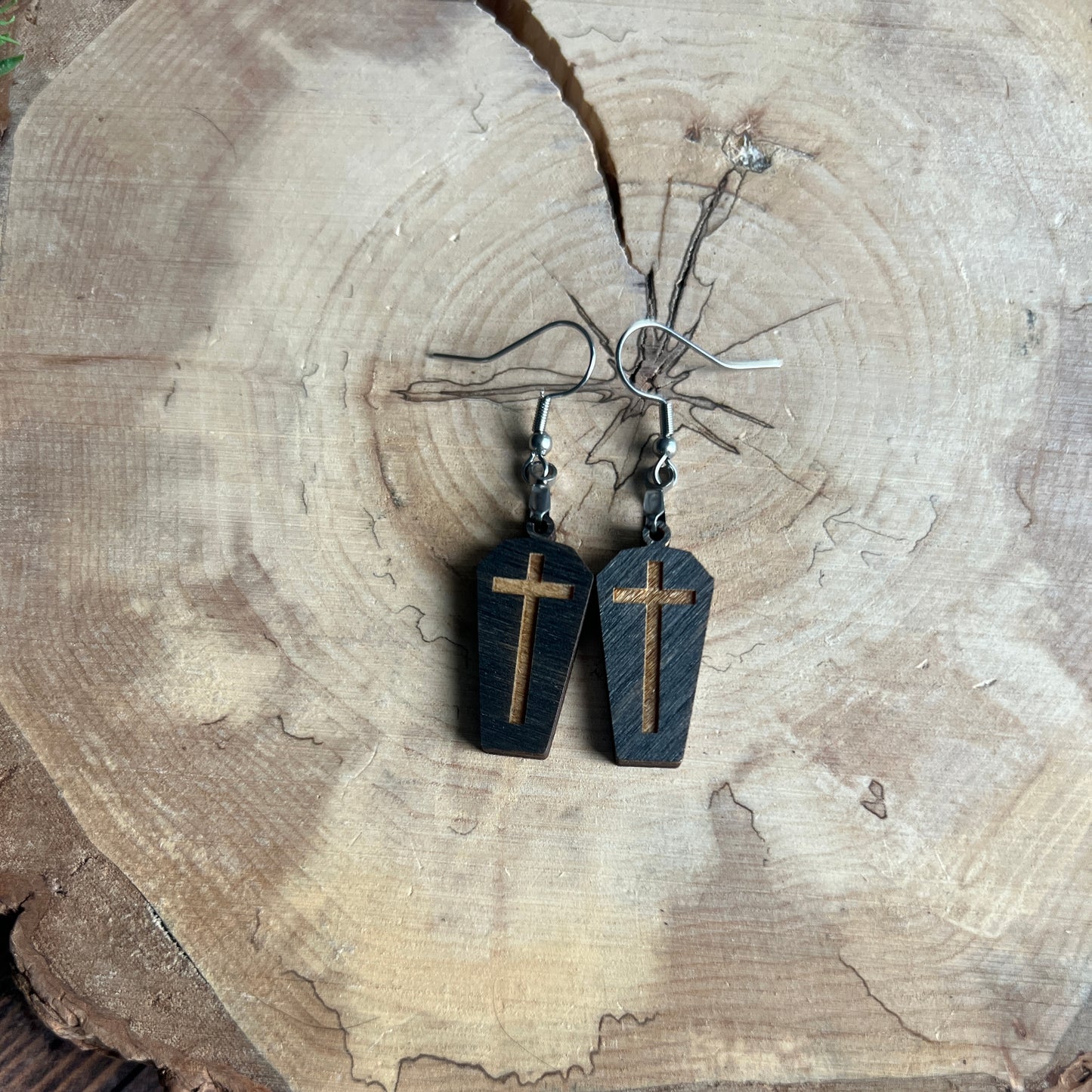 Coffin Earrings