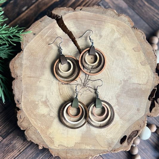 Nested Circle Earrings