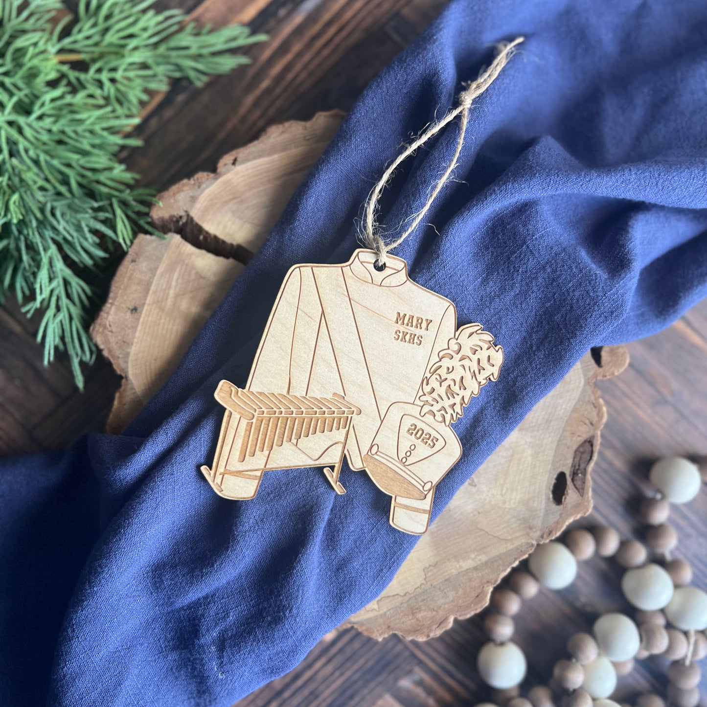 Personalized Marimba Ornament