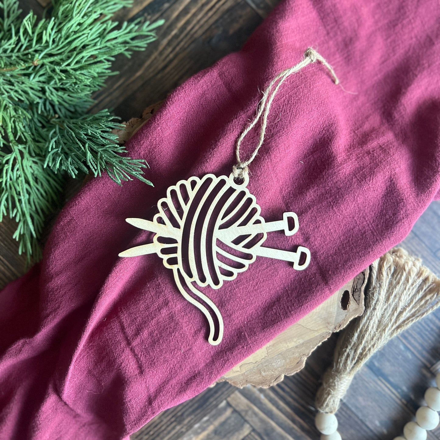 Knitting Ornament