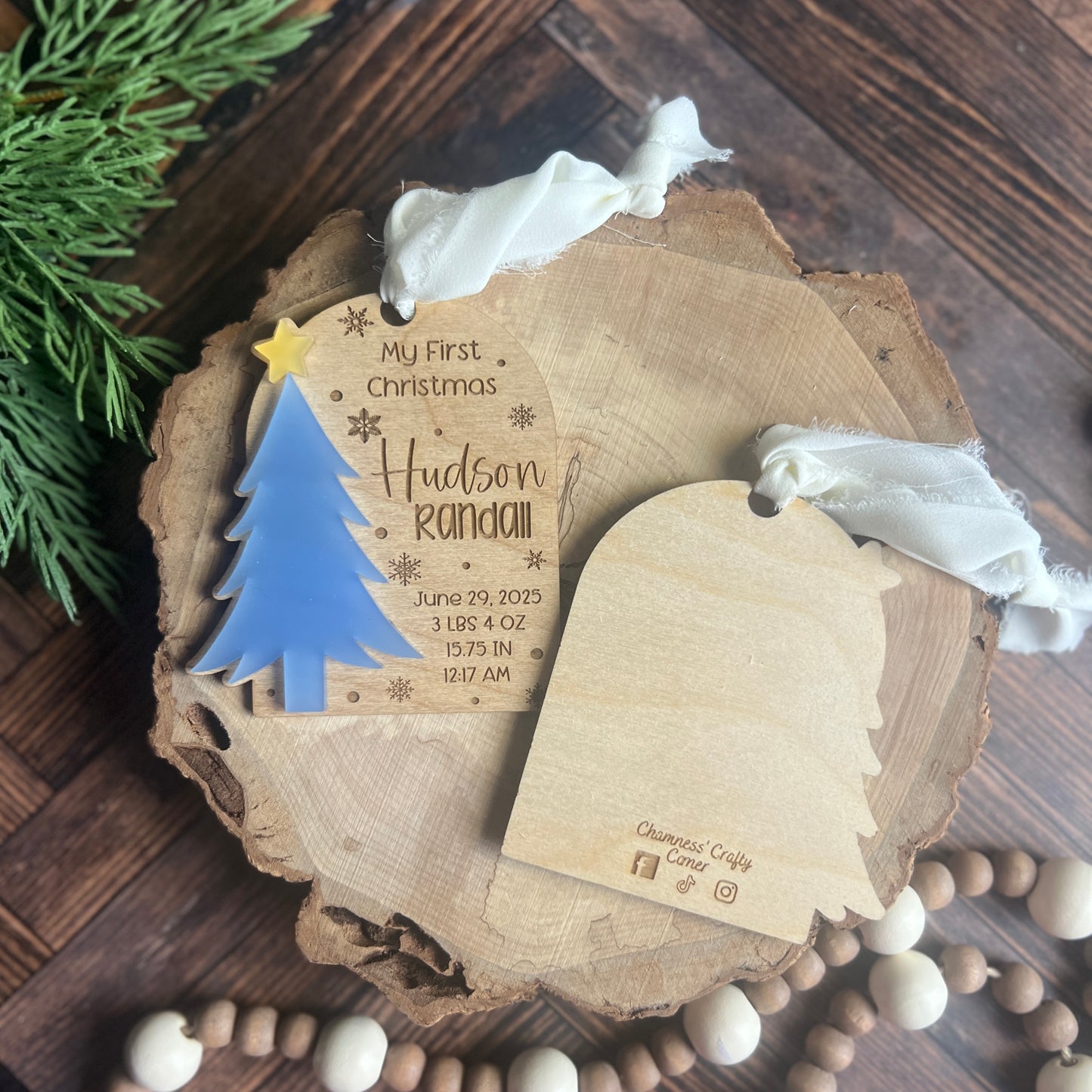 Birth Announcement Ornament