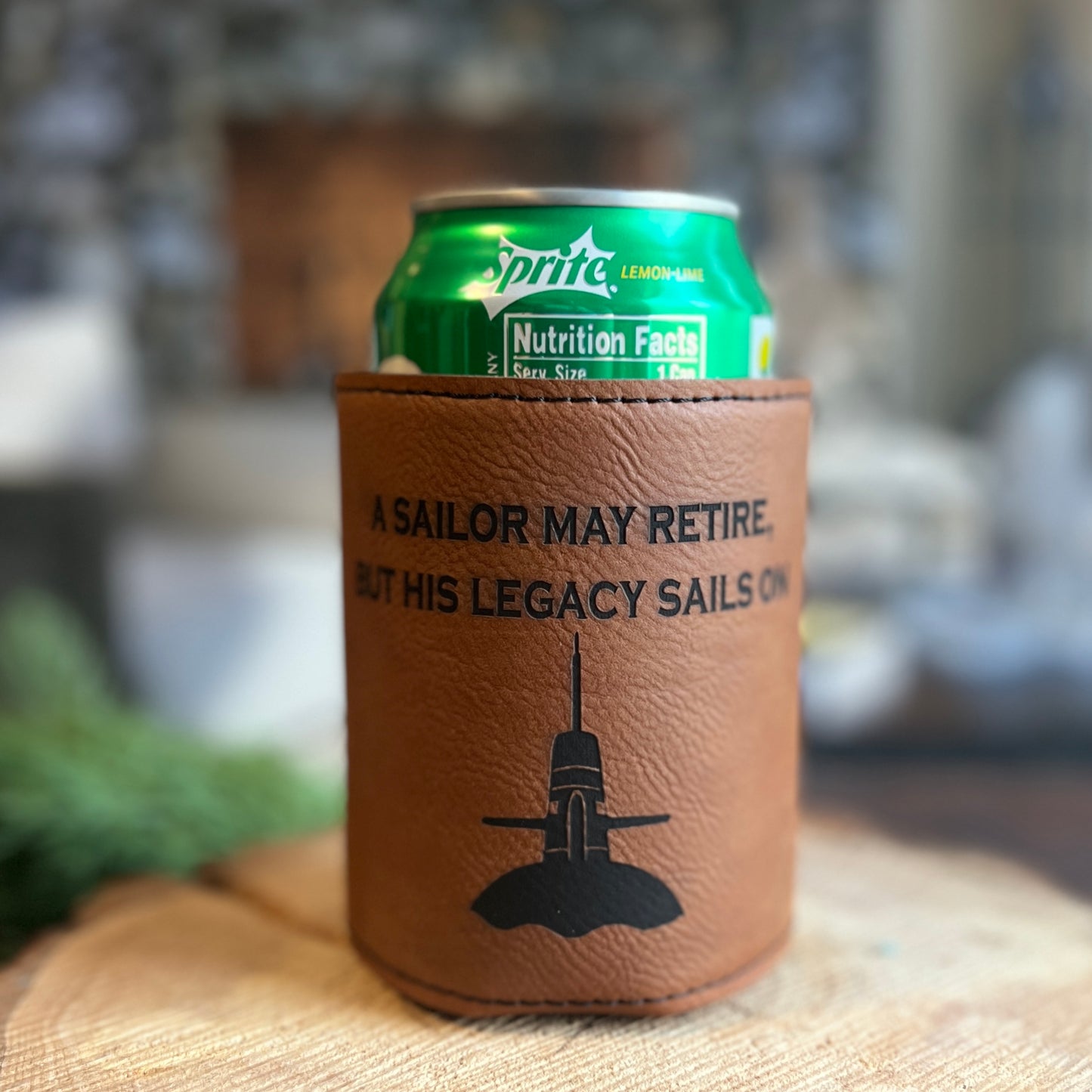 Sailor Leatherette Can Cooler