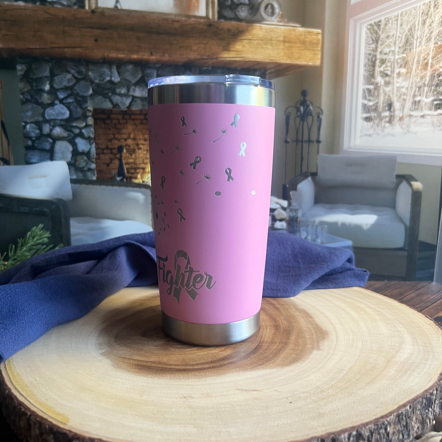 Breast Cancer Awareness Coffee Tumbler