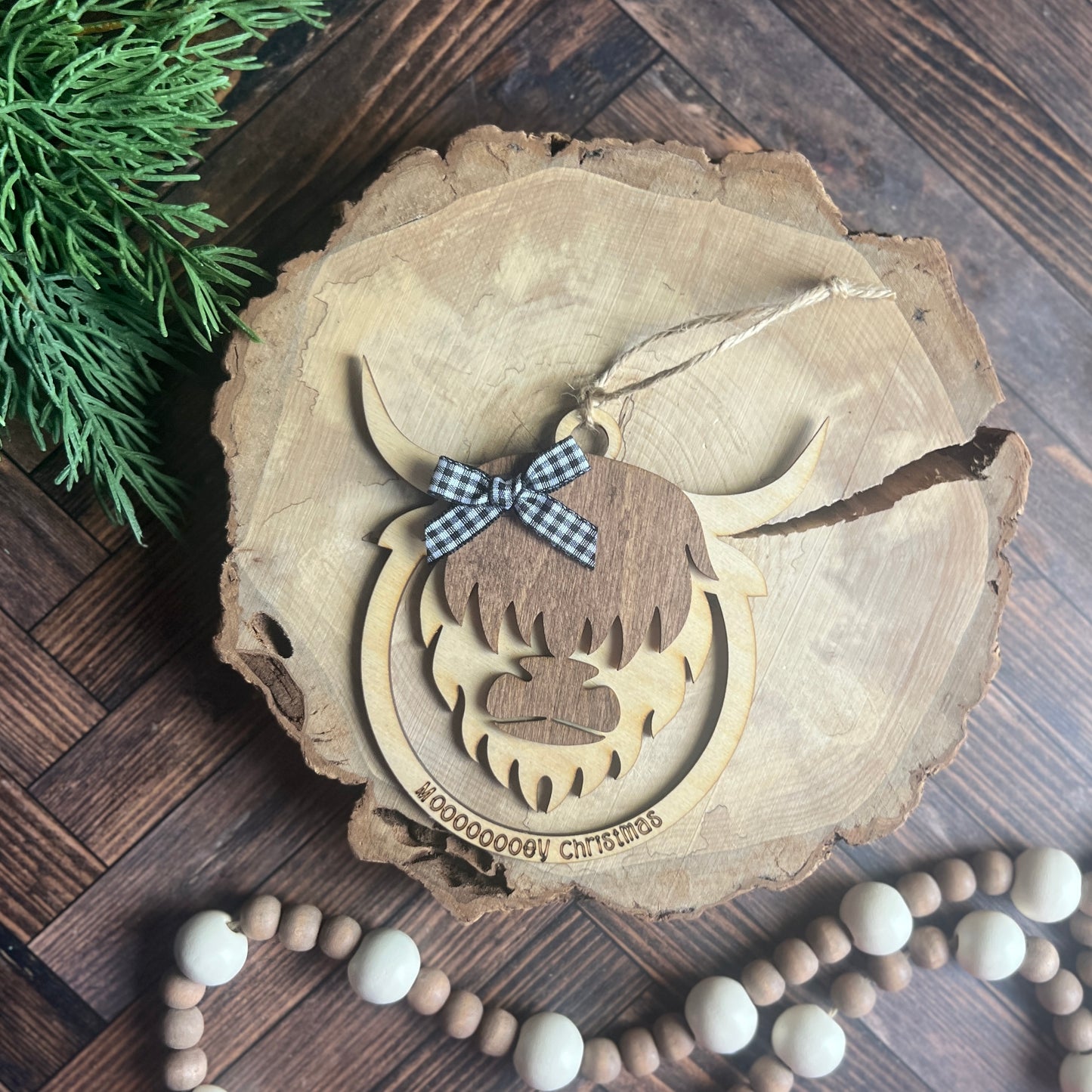 Mooooey Christmas Ornament