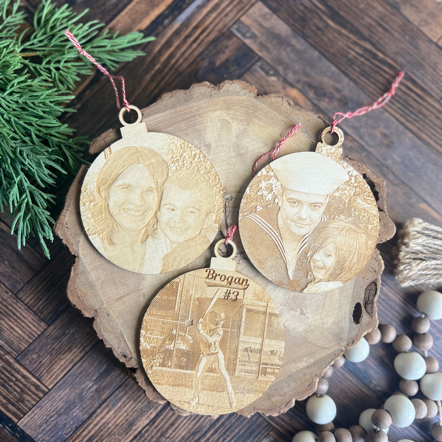 Photo Engraved Ornament