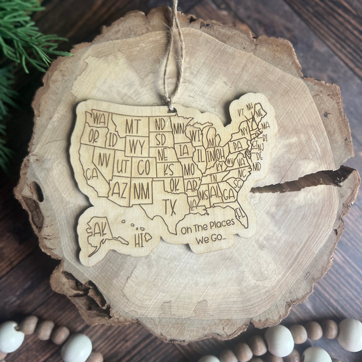 Oh The Places We Ornament