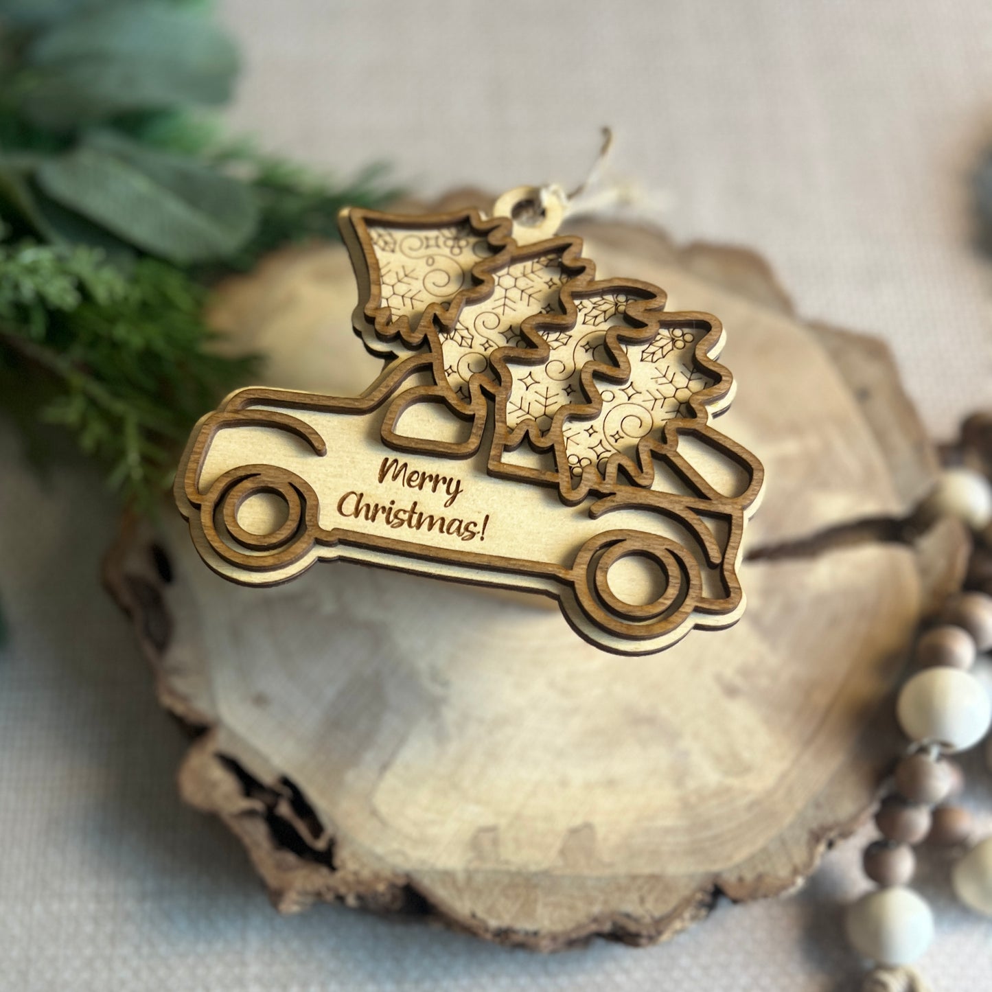 Old Truck Christmas Ornament