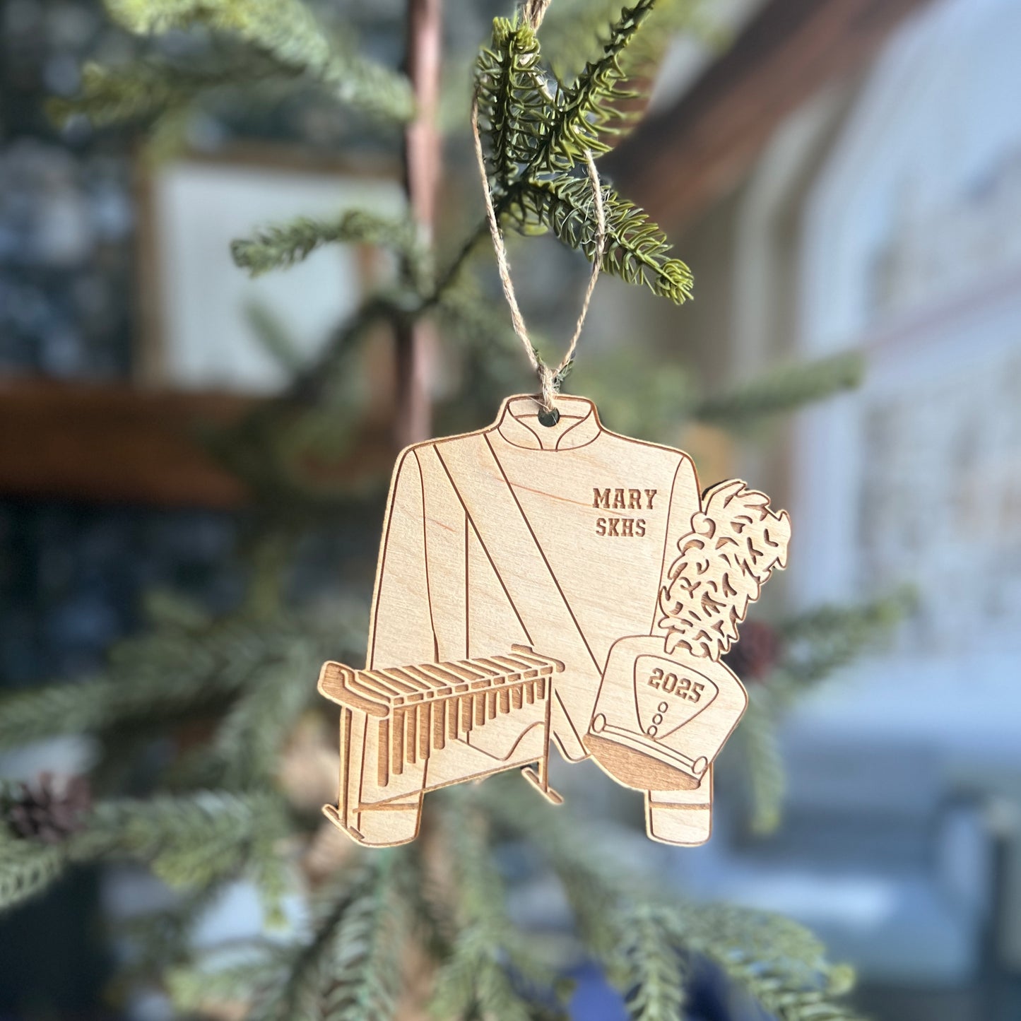 Personalized Marimba Ornament