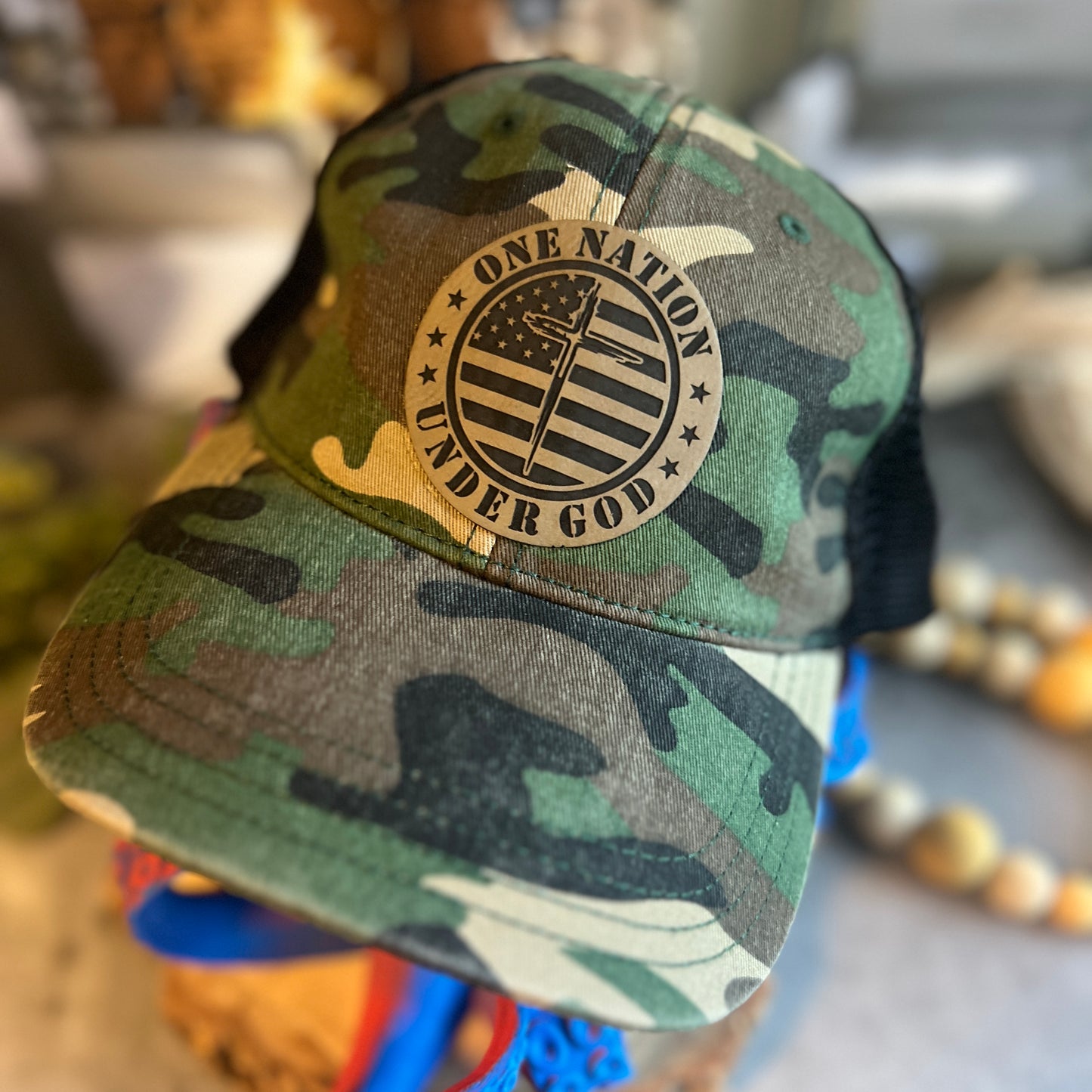 One Nation Under God Richardson 111P Hat