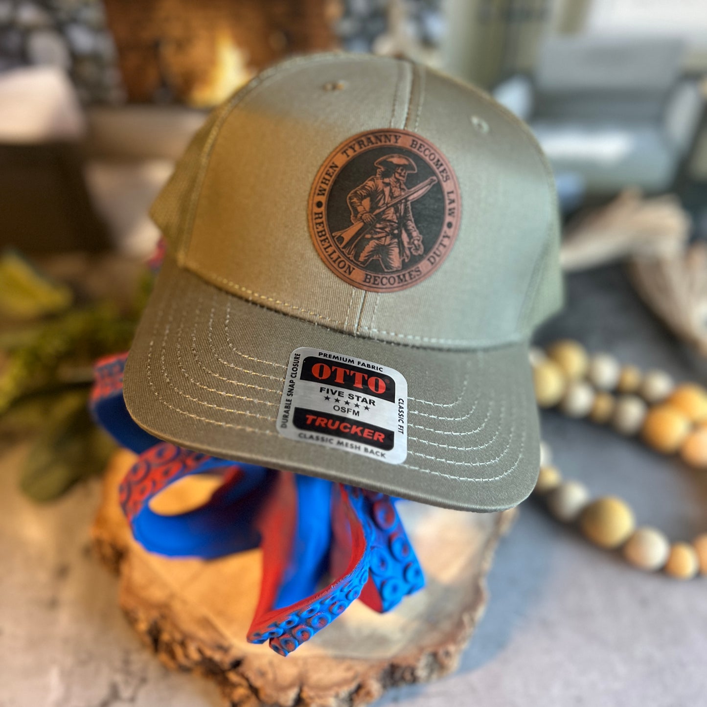 When Tyranny Becomes Law Olive Otto Classic Trucker Hat