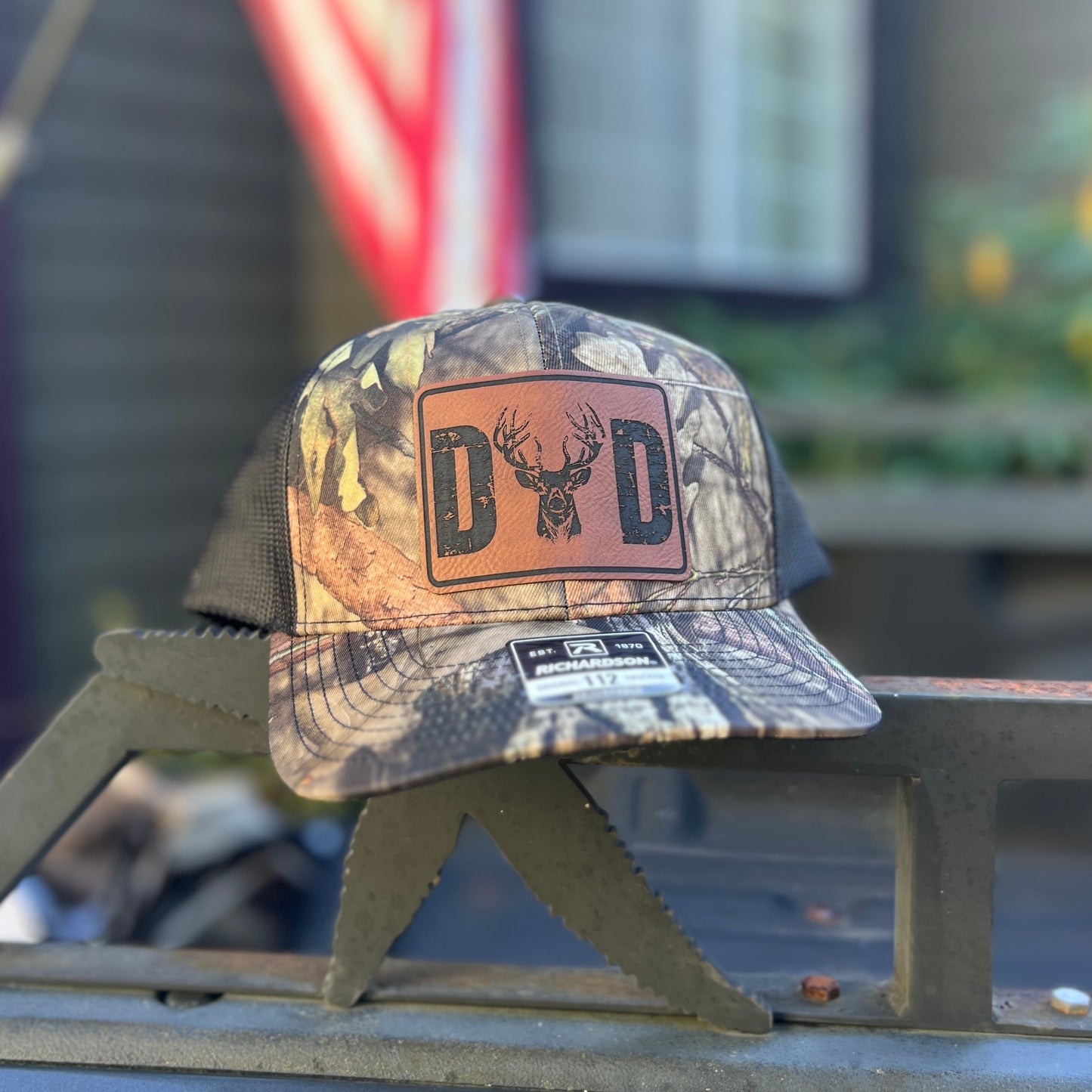DAD DEER Richardson 112 Mossy Oak Trucker Hat