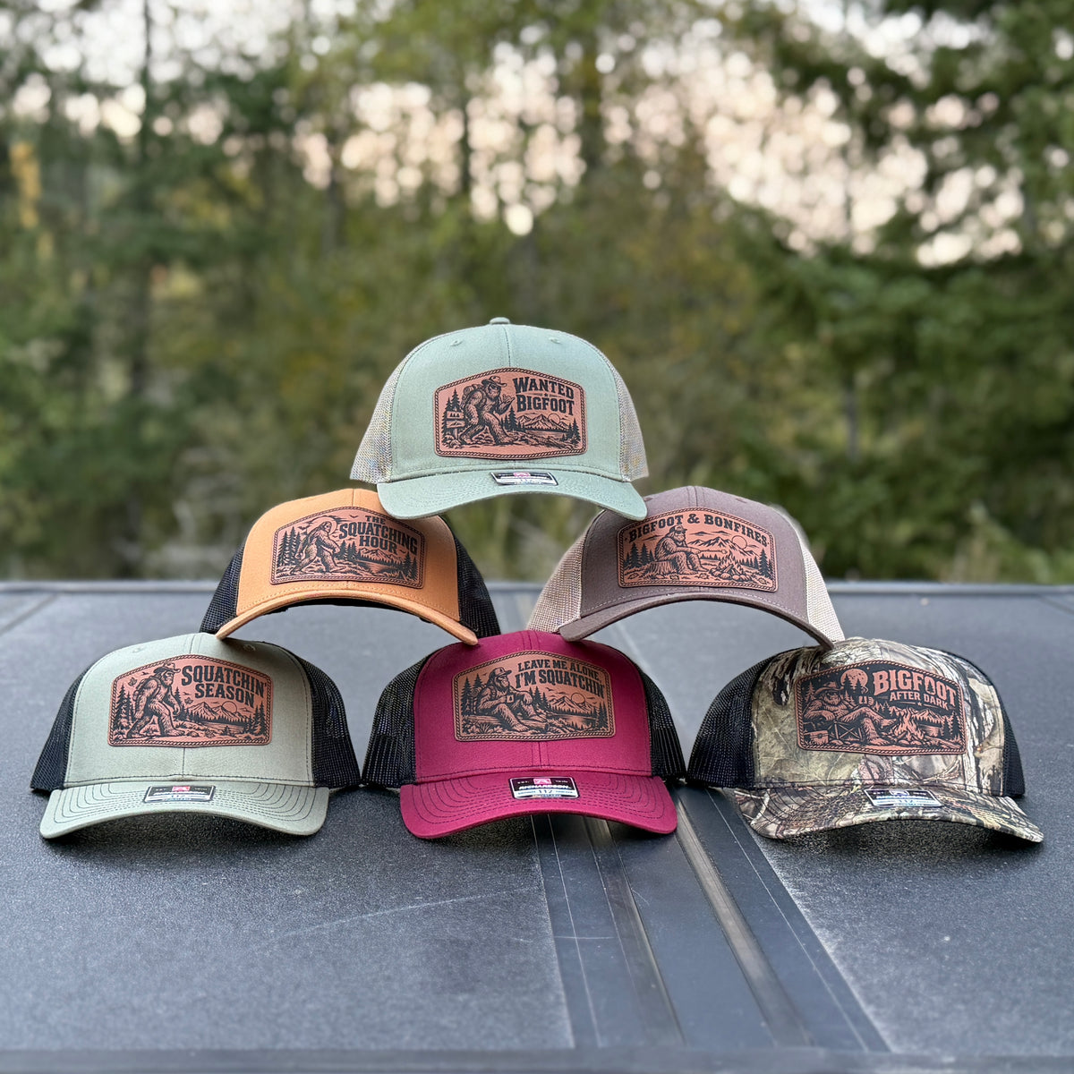 Bigfoot & Bonfires Richardson 112 Trucker Hat