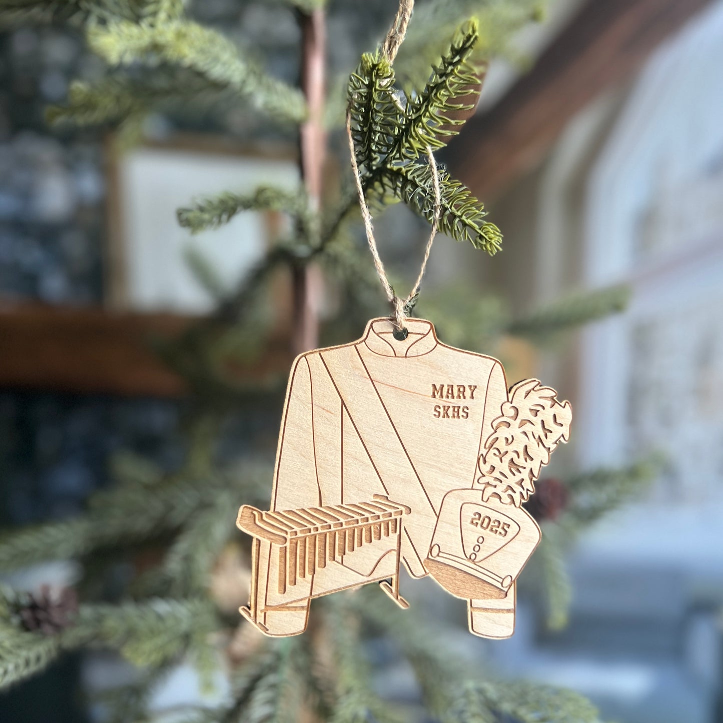 Personalized Marimba Ornament