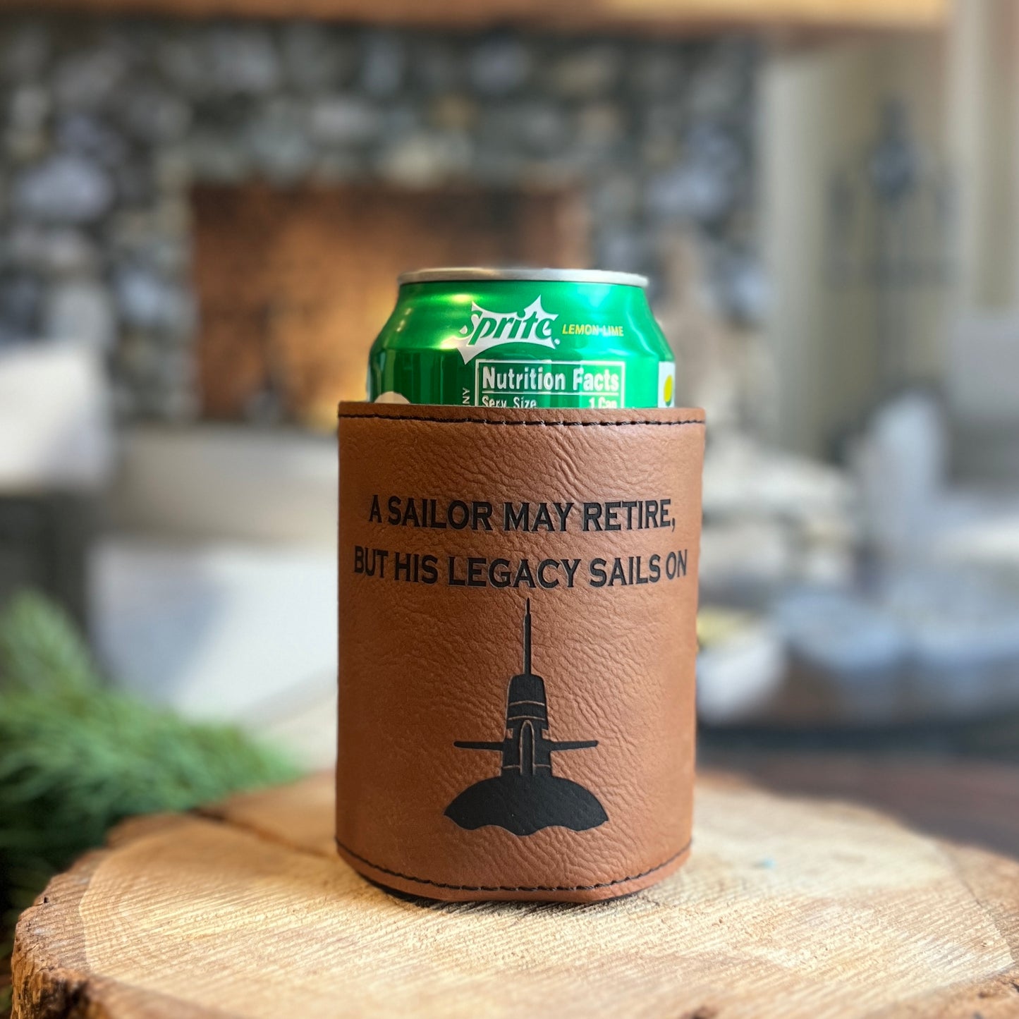Sailor Leatherette Can Cooler