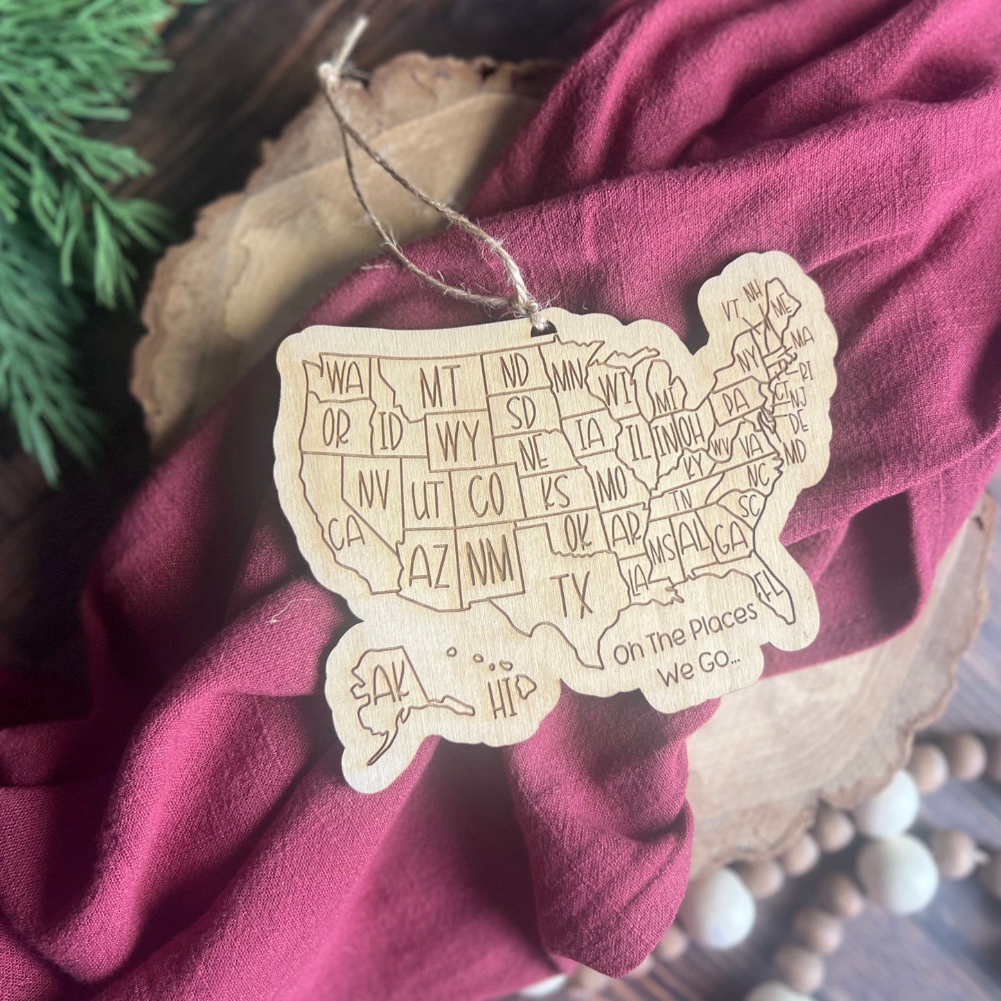 Oh The Places We Ornament