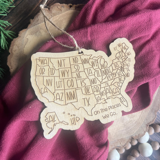 Oh The Places We Ornament