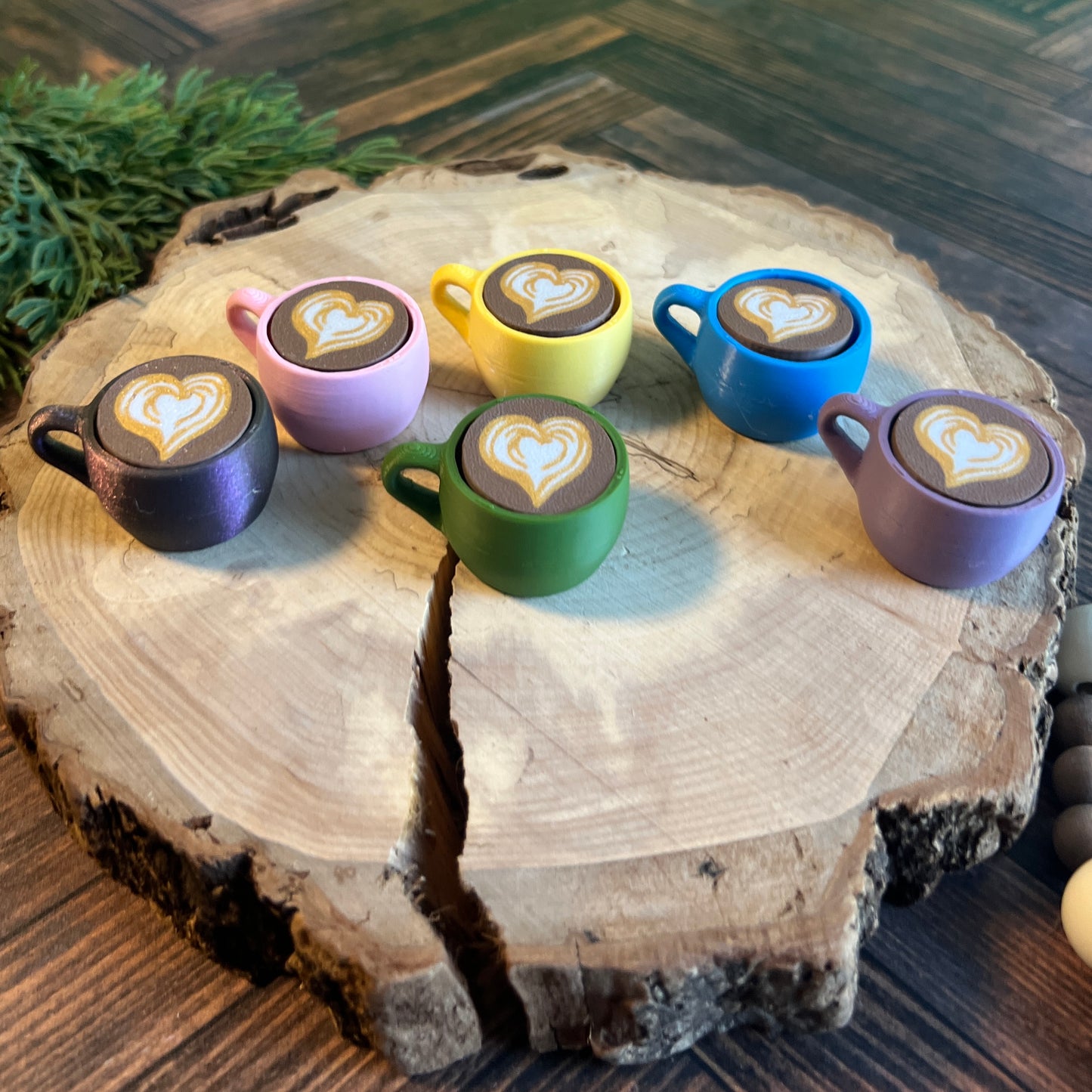 Latte Clickers 3D Printed