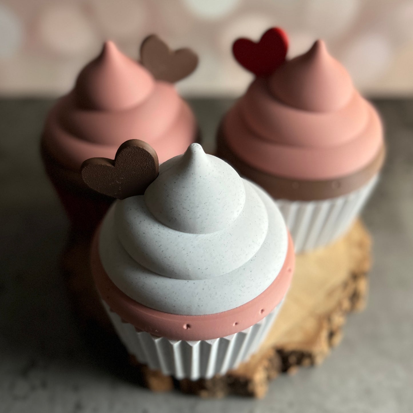 Cupcake Gift Boxes 3D printed