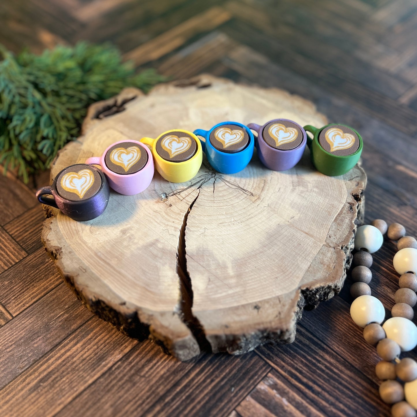 Latte Clickers 3D Printed