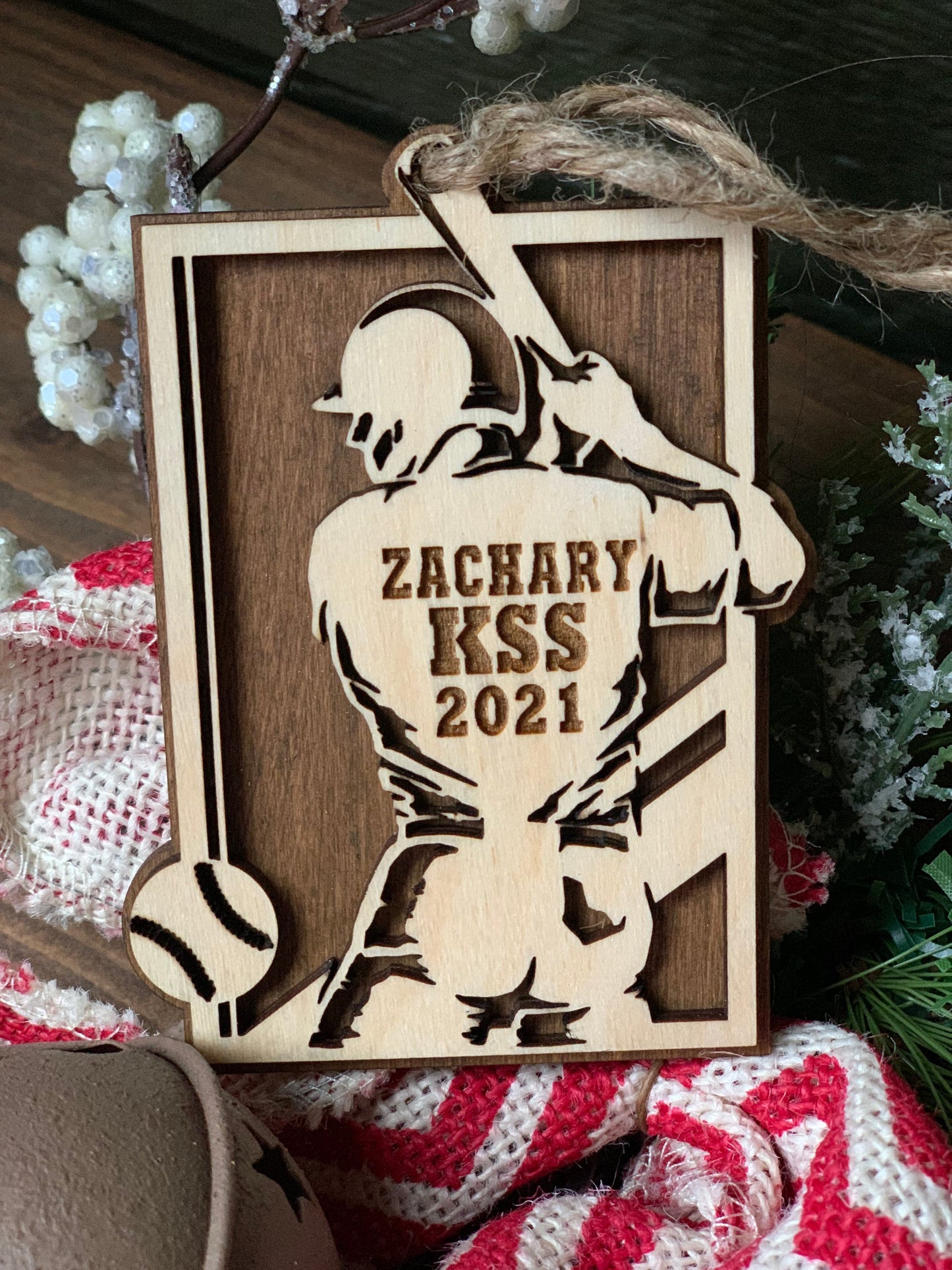 Baseball Personalized Ornament