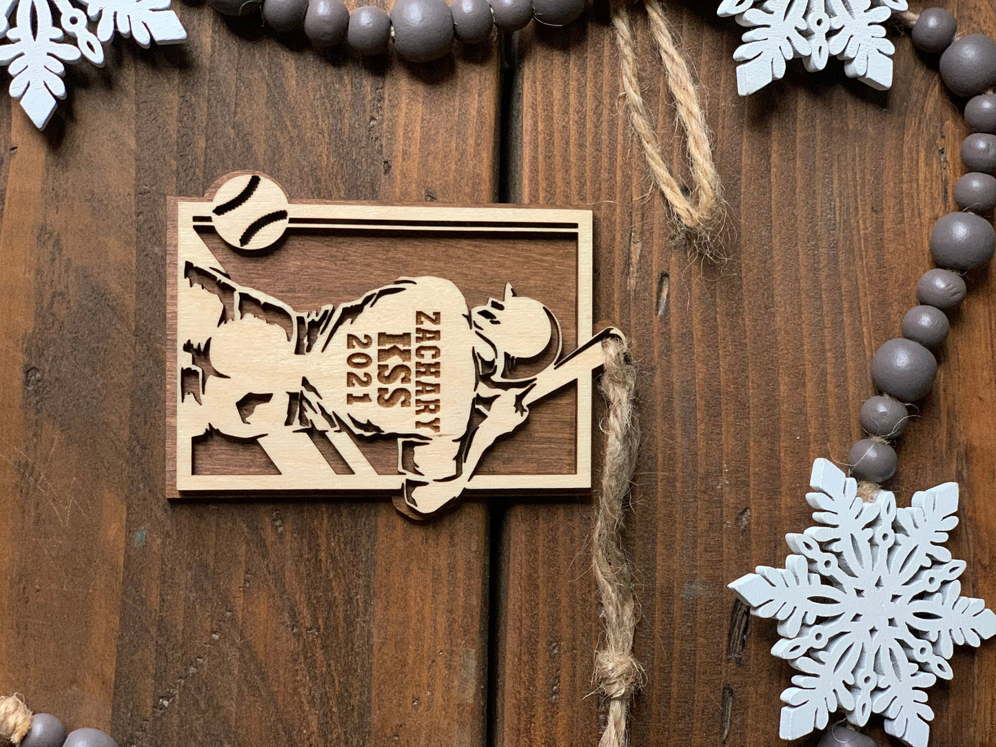 Baseball Personalized Ornament