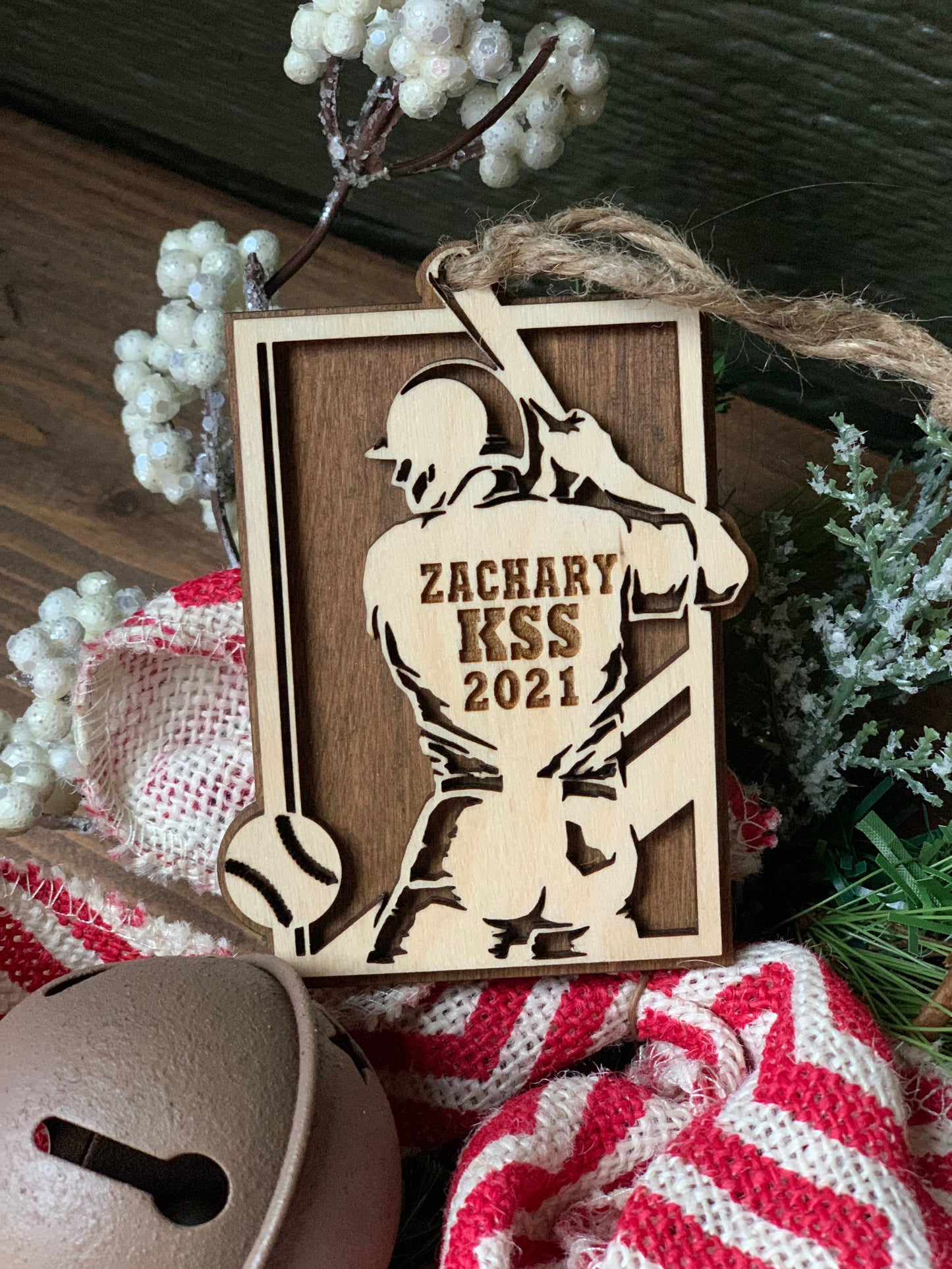 Baseball Personalized Ornament
