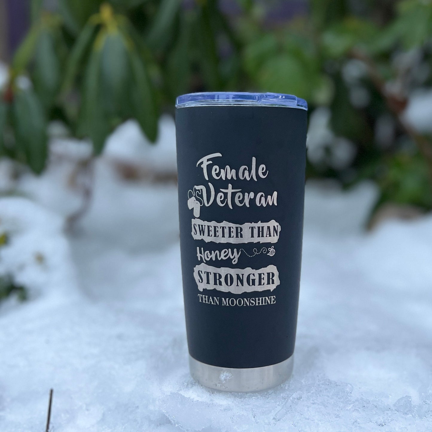 Female Veteran Coffee Cup
