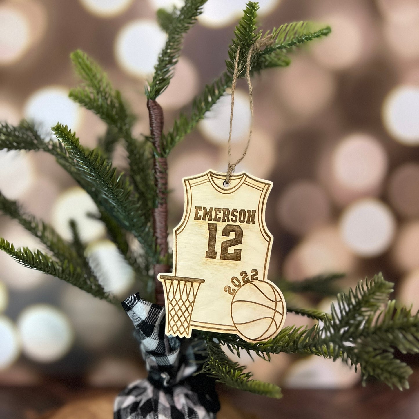 Basketball Ornament Personalized
