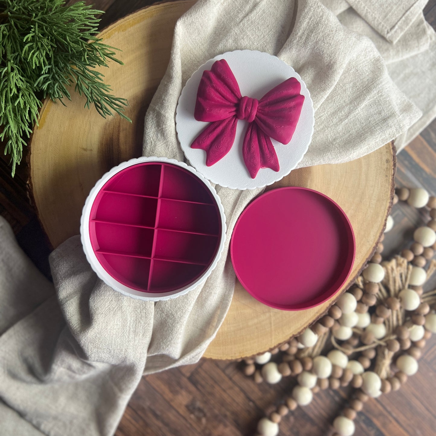 Bow Jewelry Box 3D Printed
