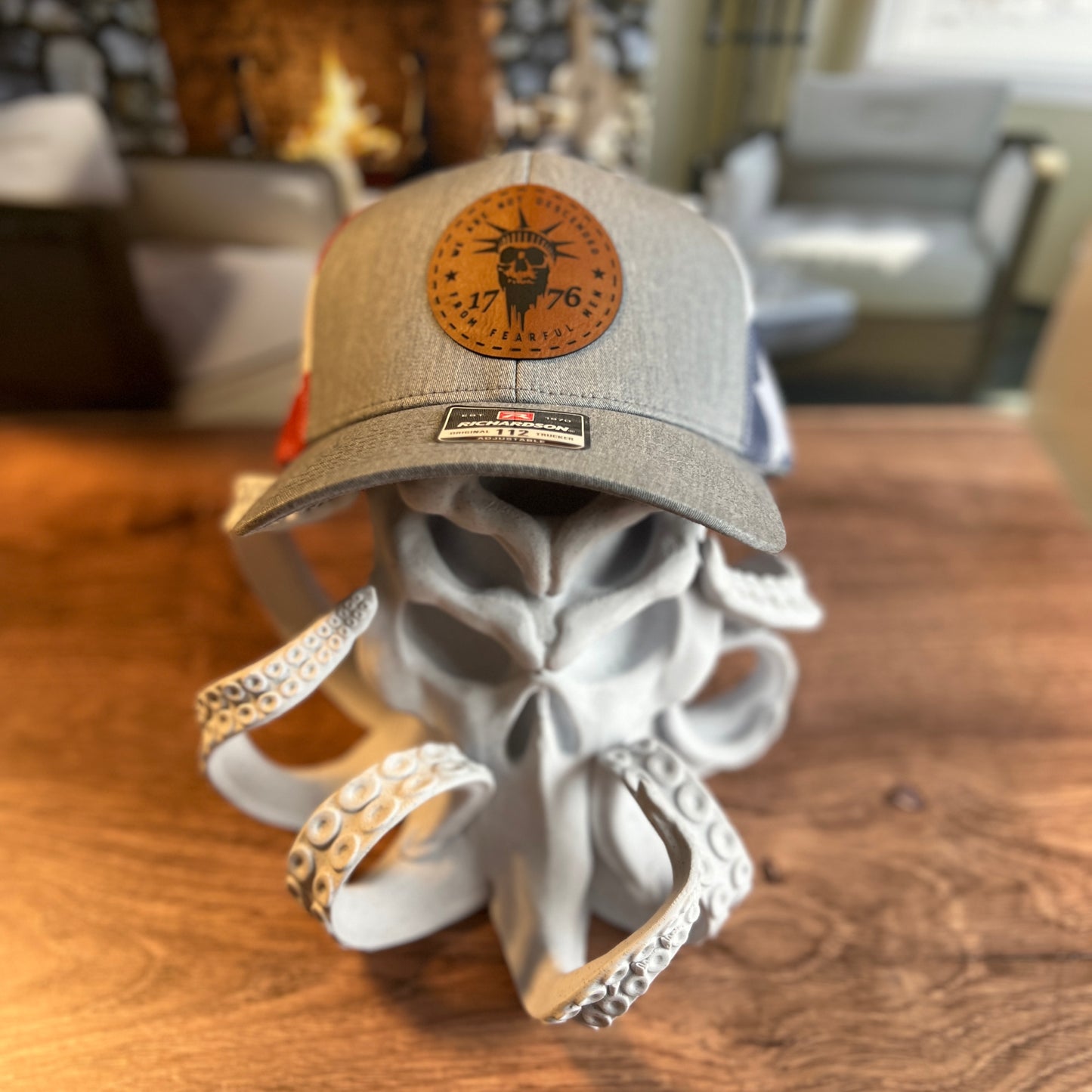 We Are Not Descended From Fearful Men Richardson 112 Trucker Hat