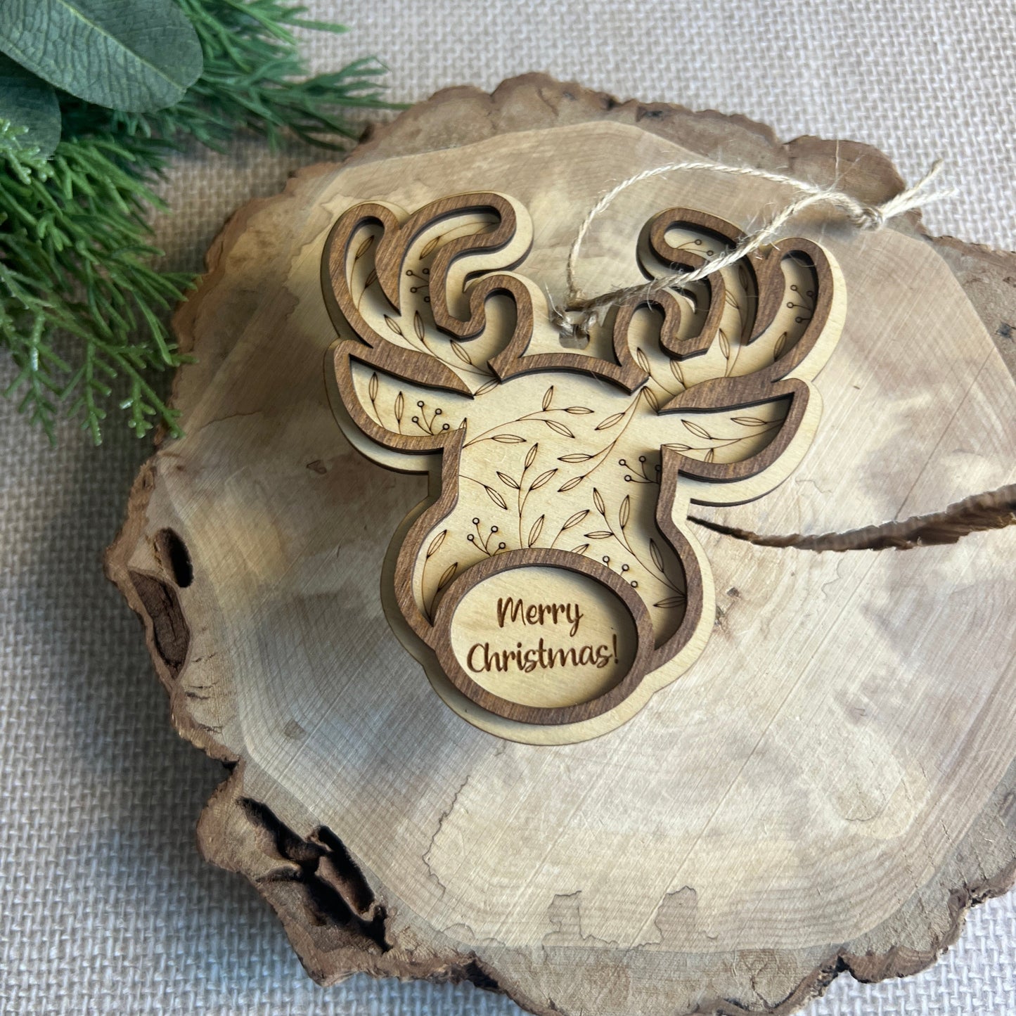 Reindeer Christmas Ornament